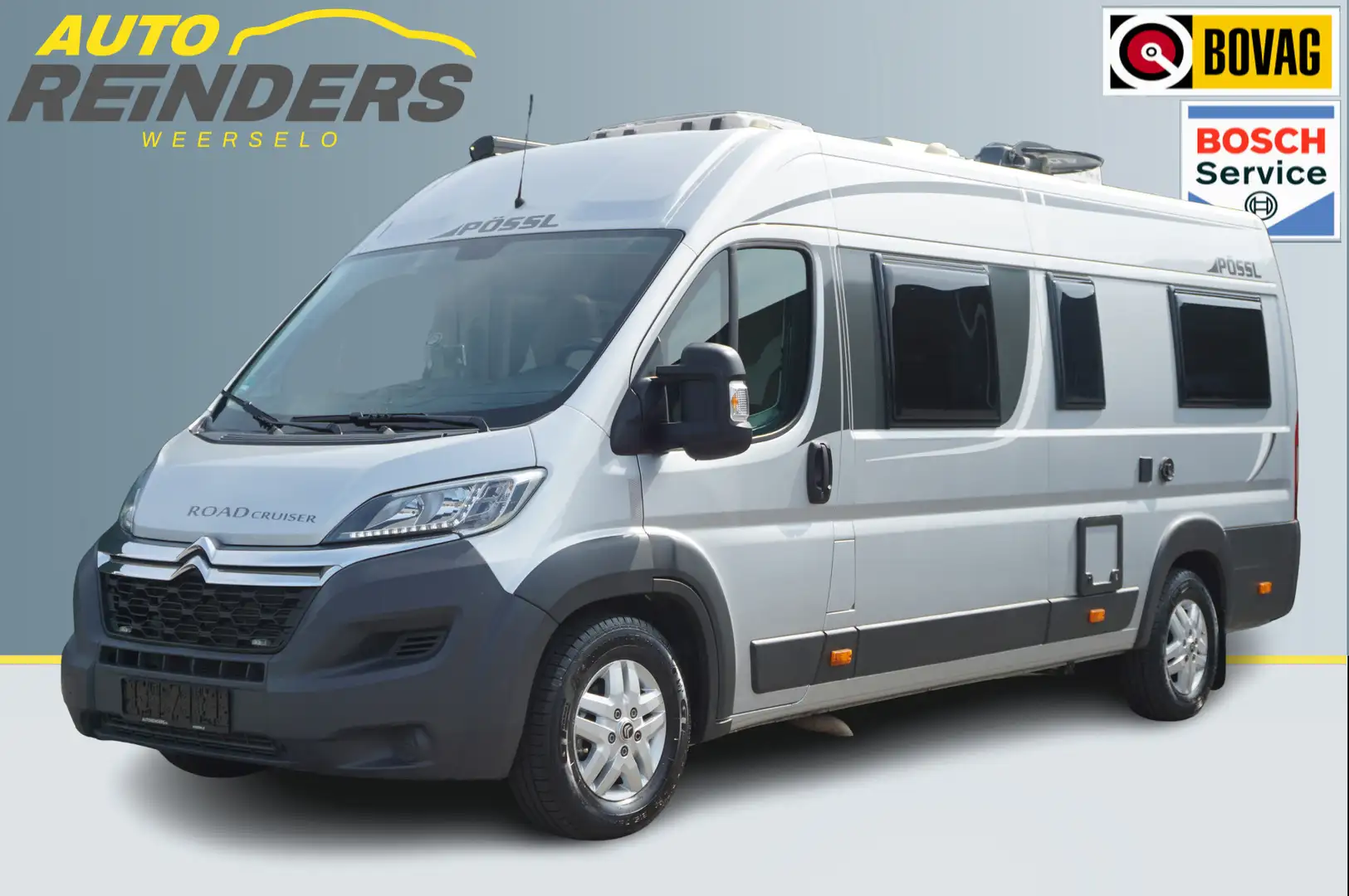 Pössl Roadcruiser 640 + 150pk/ Enkele bedden/ 2x Ai Grijs - 1