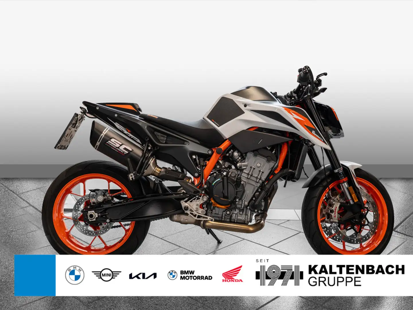 KTM 890 Duke R LED SCHEINWERFER SPORTABGASANLAGE Weiß - 1