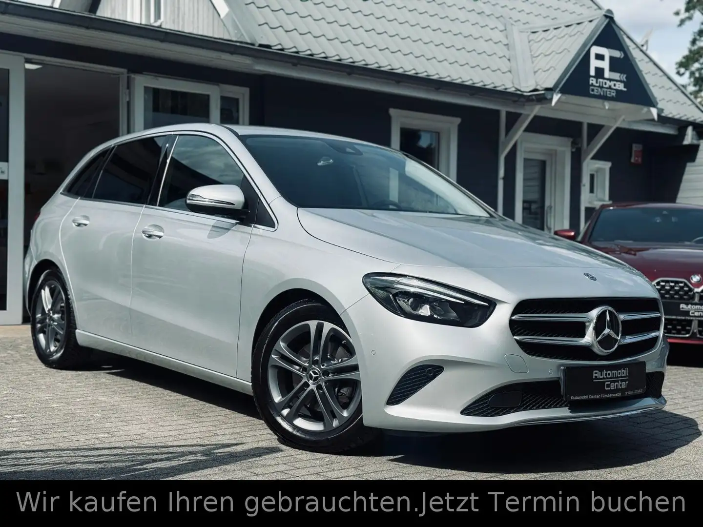 Mercedes-Benz B 200 Automatik+Navi+Kamera+AHK+LED+TW+SHZ+MBUX Zilver - 1