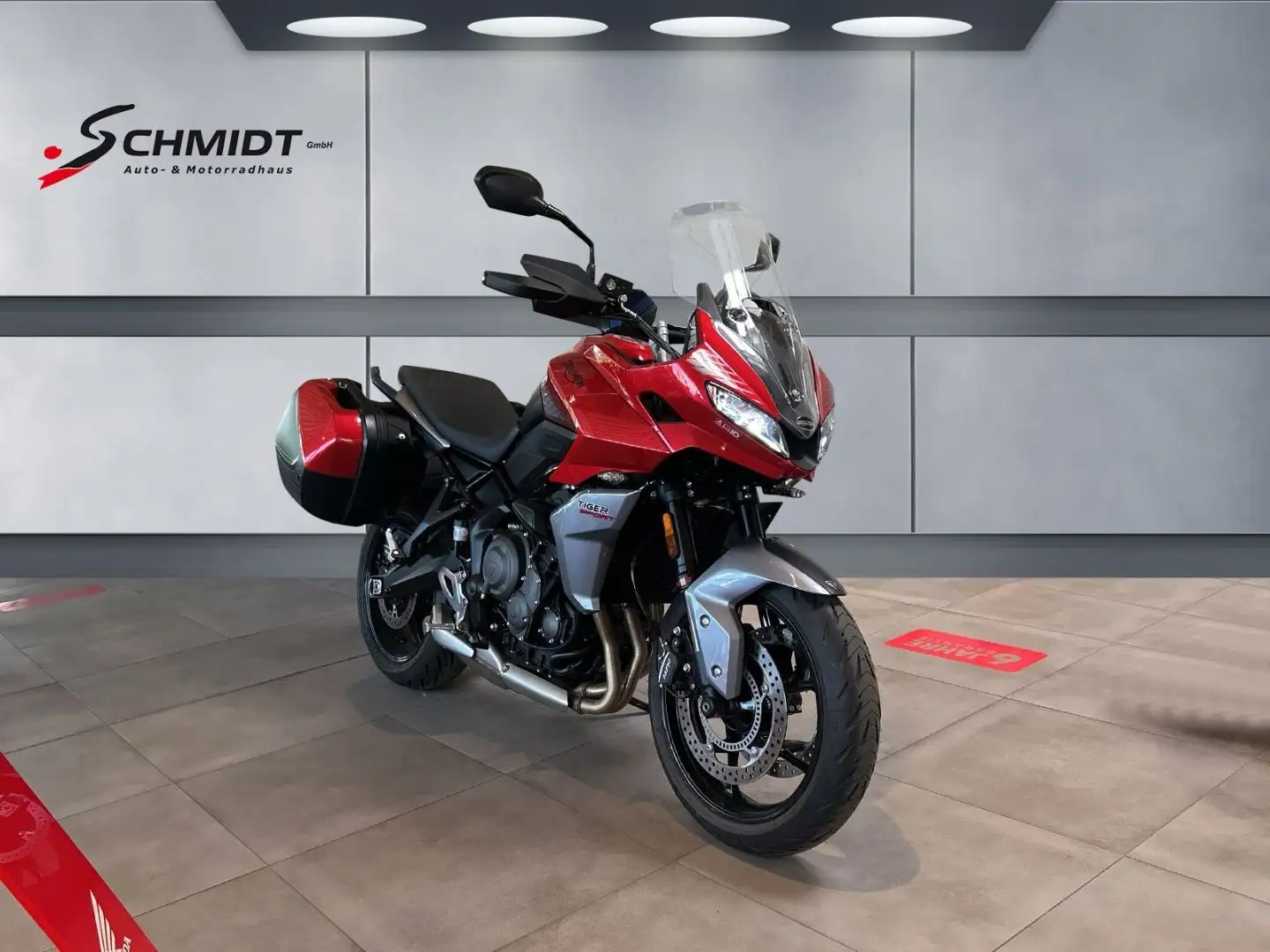 Triumph Tiger Sport 660 inkl. Koffer Top Zustand Czerwony - 1
