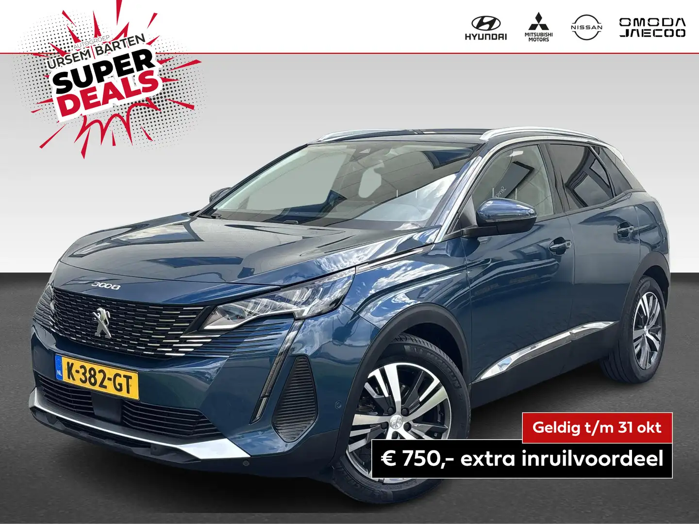 Peugeot 3008 1.2 PureTech Blue Lease Allure Bleu - 1