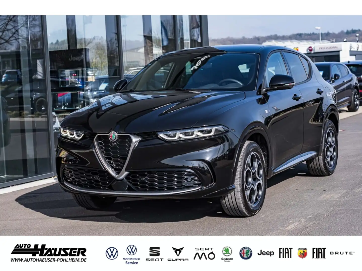 Alfa Romeo Tonale Ti 1.3T PHEV Q4 WINTER ASSISTENZ VIRTUAL NAVI 360° Schwarz - 1