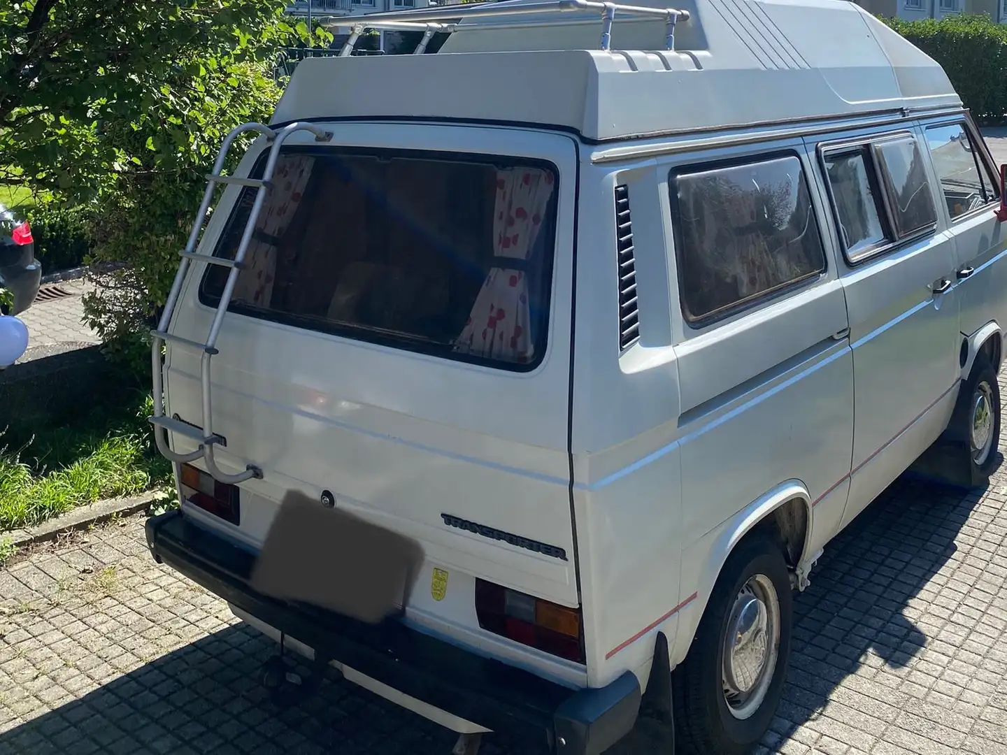 Volkswagen T3 Camper mit Weinsberg Ausbau Білий - 2