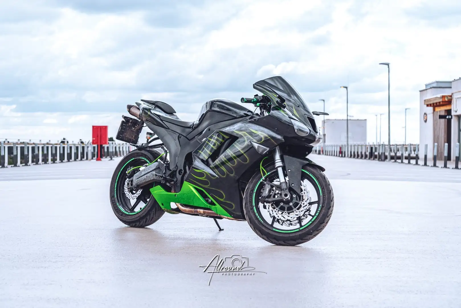 Kawasaki Ninja ZX-6R A2 full power!! - 1
