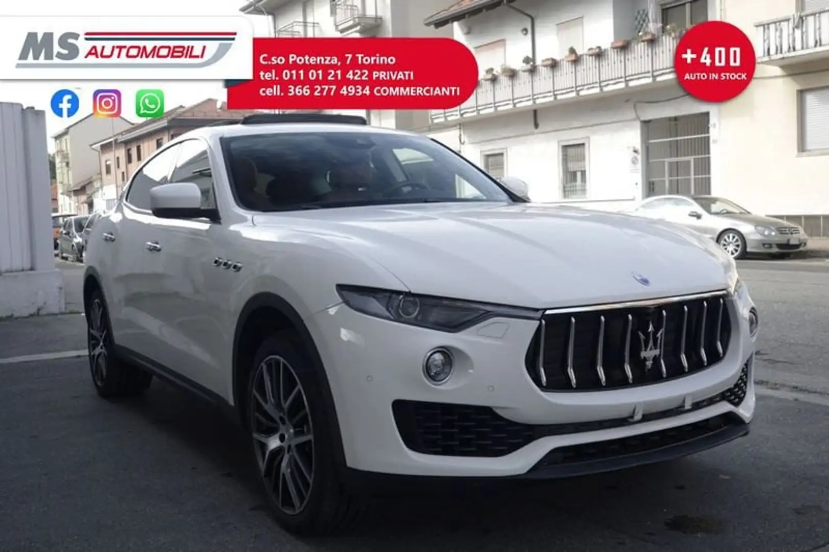 Maserati Levante Maserati Levante V6 AWD S Unicoproprietario Bianco - 1