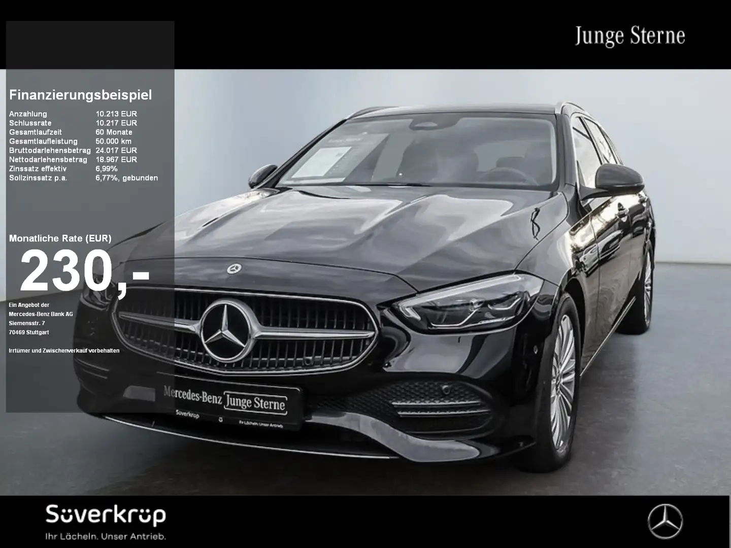 Mercedes-Benz C 220 d T // AVANTGARDE AHK KAMERA SPUR PDC SHZ Schwarz - 1