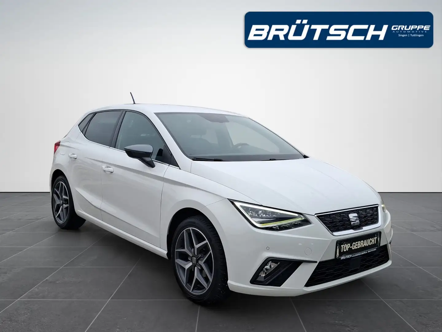 SEAT Ibiza 1.0 TSI Xcellence KLIMA / NAVI / LED / SITZHEIZUNG Weiß - 2