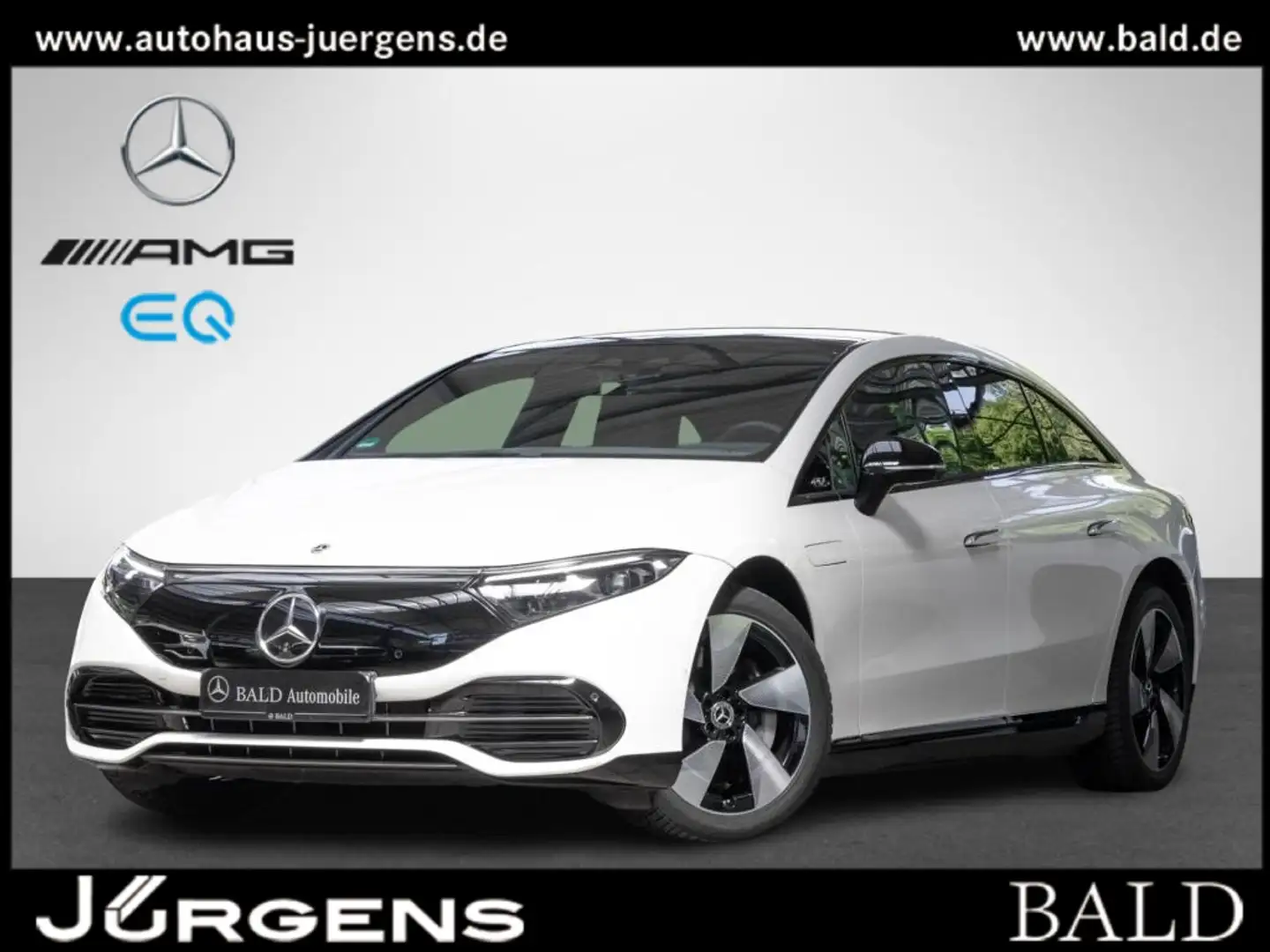 Mercedes-Benz EQS 350 +MBUX+Wide+Pano+Night+360+Ambiente+Totw Blanc - 2