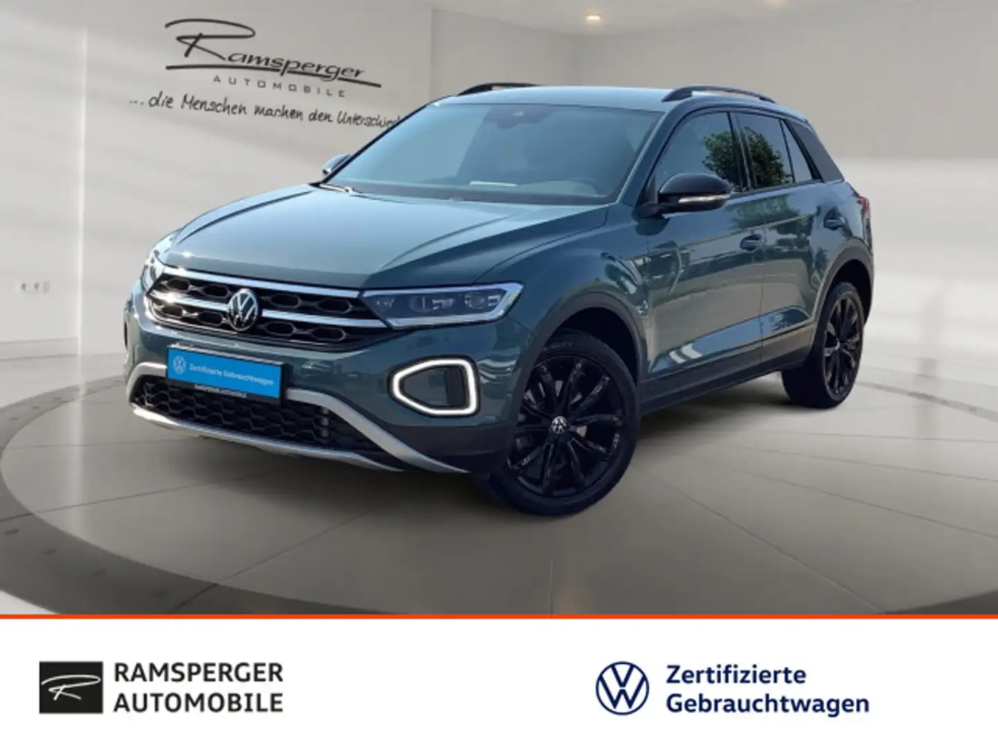 Volkswagen T-Roc T-ROC 2.0 TDI DSG Style AHK ACC LED Navi Standh. Blau - 1