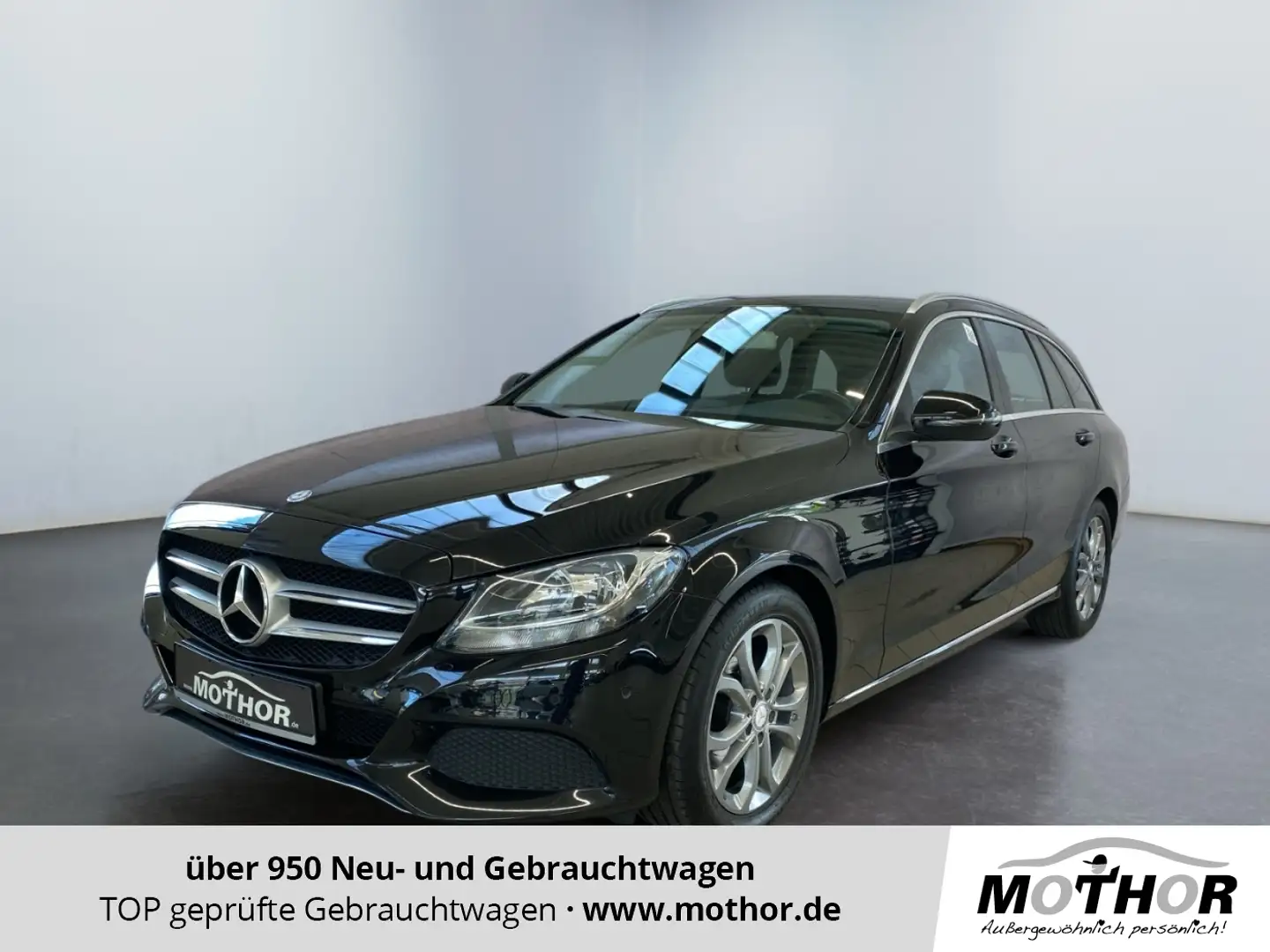 Mercedes-Benz C 180 C180 T CGI Avantgarde Autom ParkAss. KAM Navi Noir - 1