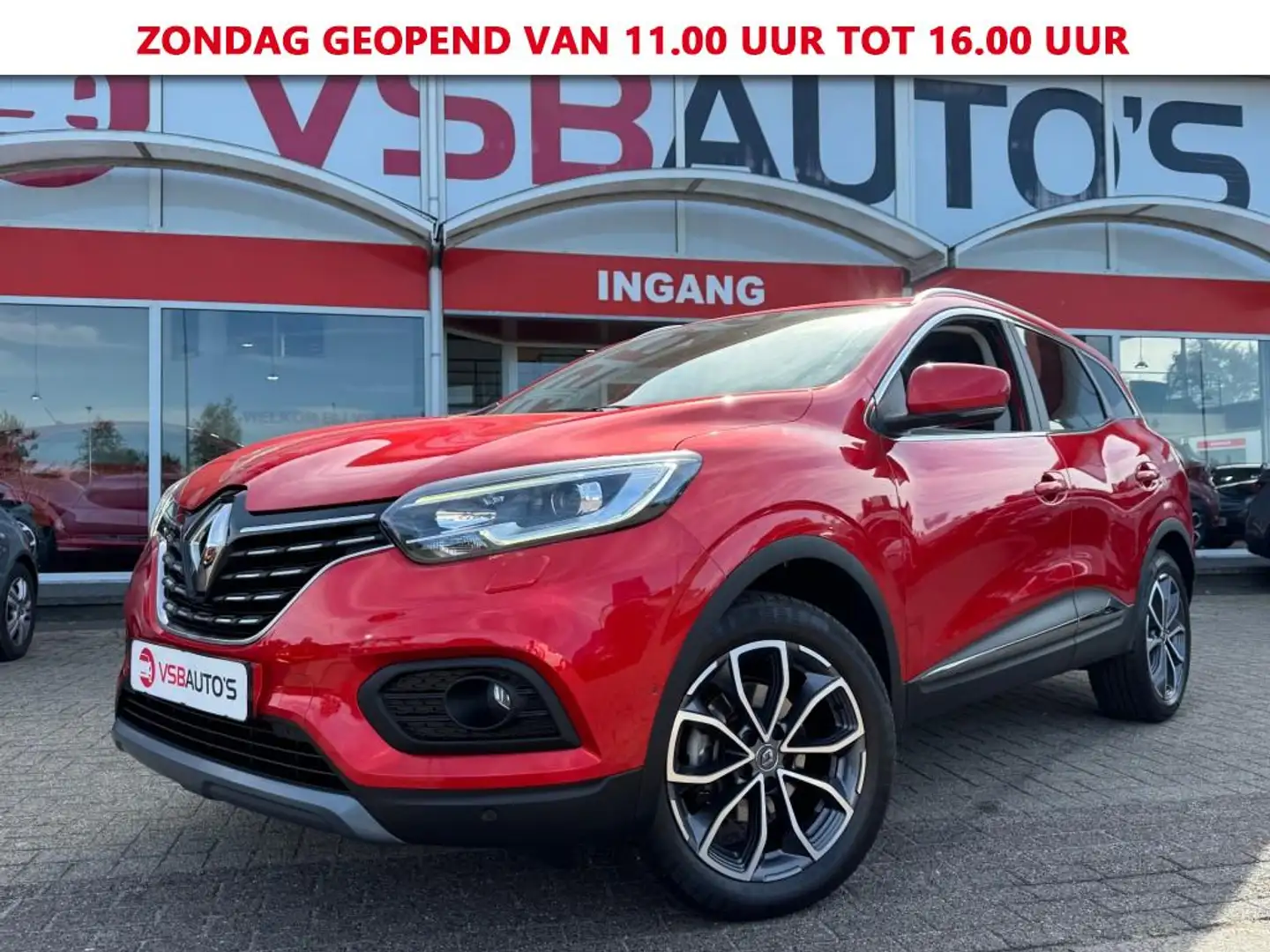 Renault Kadjar 1.3 TCE 140PK FACELIFT LEER NAVI CAMERA TREKHAAK A Rood - 1