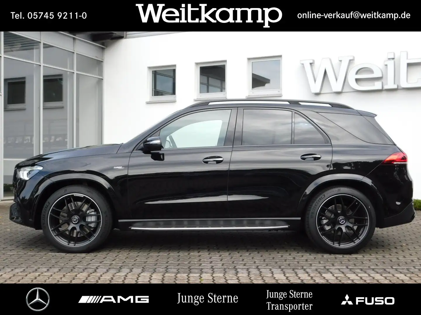 Mercedes-Benz GLE 53 AMG AMG GLE 53 4M+ Night+Pano+AHK+360°+Carbon+Burm. Noir - 2