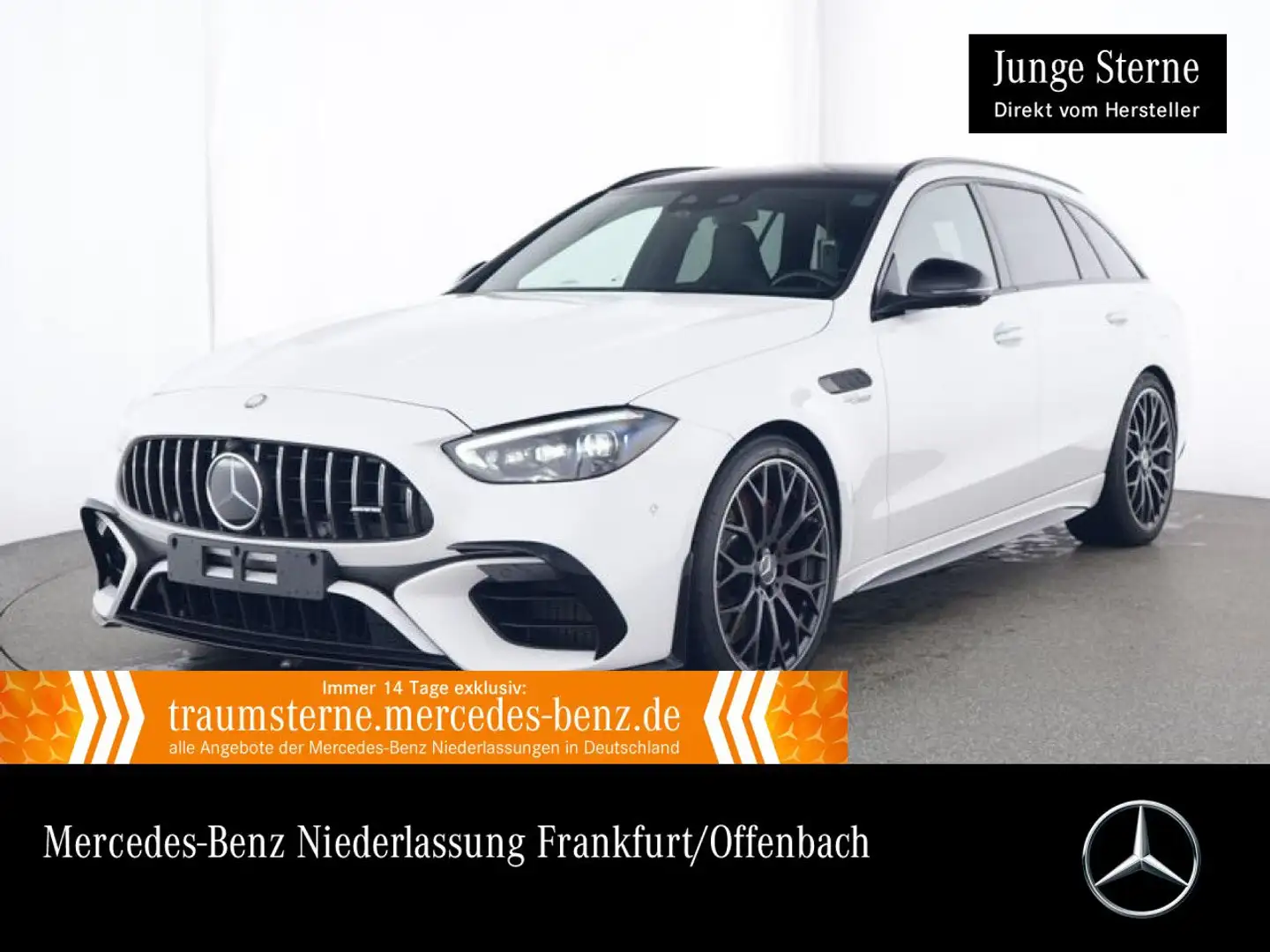 Mercedes-Benz C 63 AMG C 63 S E T-Modell NIGHT+PANO+BURMESTER+CARBON+9G White - 1