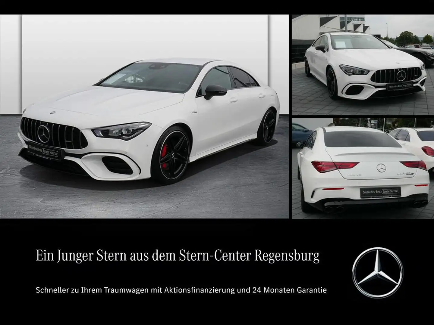 Mercedes-Benz CLA 45 AMG s 4M+Coupé+DISTR.+NIGHT+DRIVERS-PAK. Blanc - 1