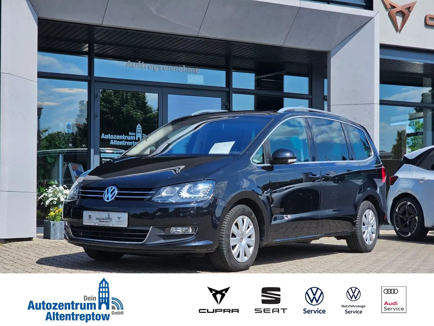 Volkswagen Sharan Comfortline 1.4TSI BlueMotion AHK STANDHZ Negro - 1