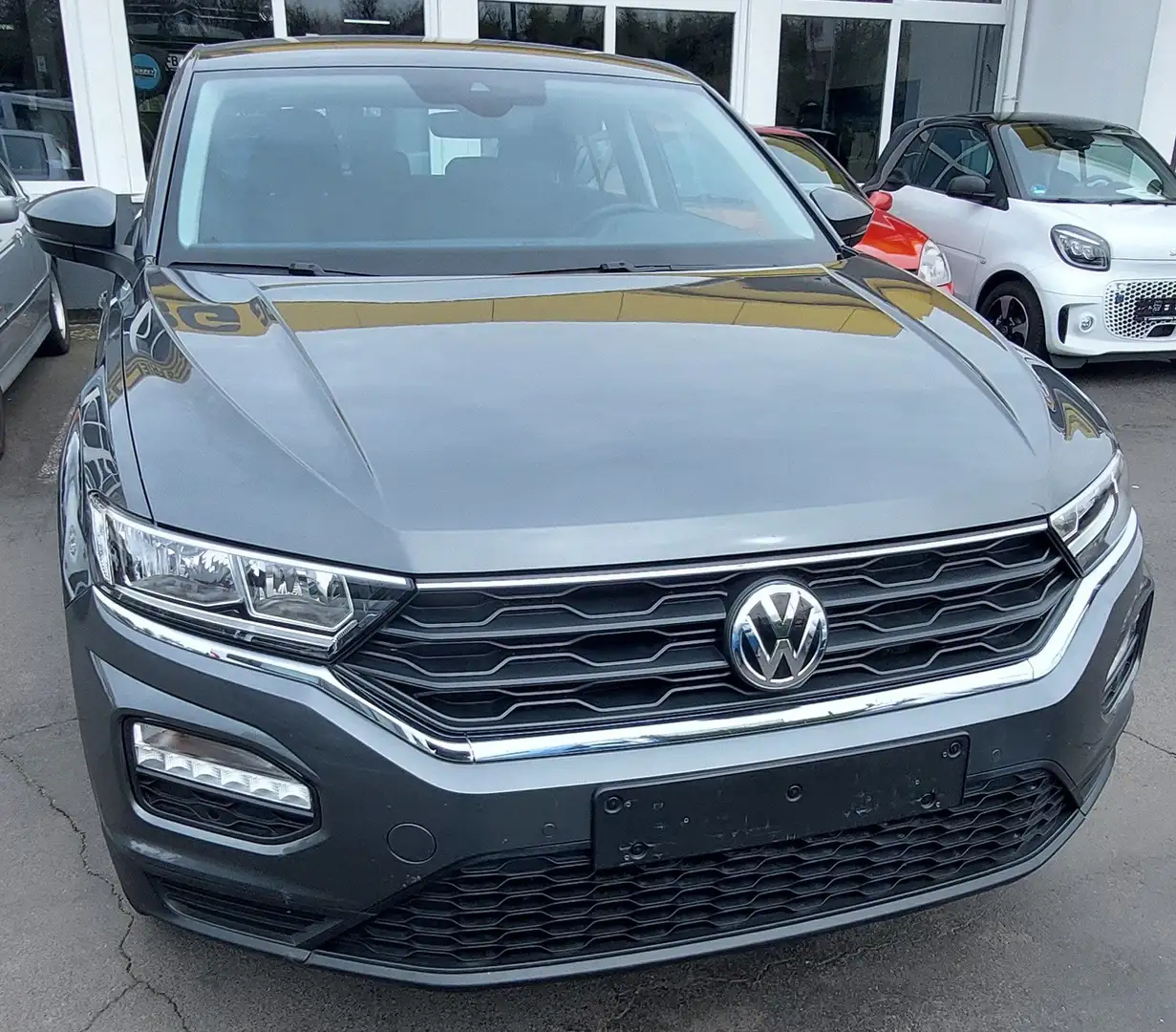 Volkswagen T-Roc Basis1.0 Trendline TSI BMT *Klima*PDC*Navi*USB*AHK Grau - 2