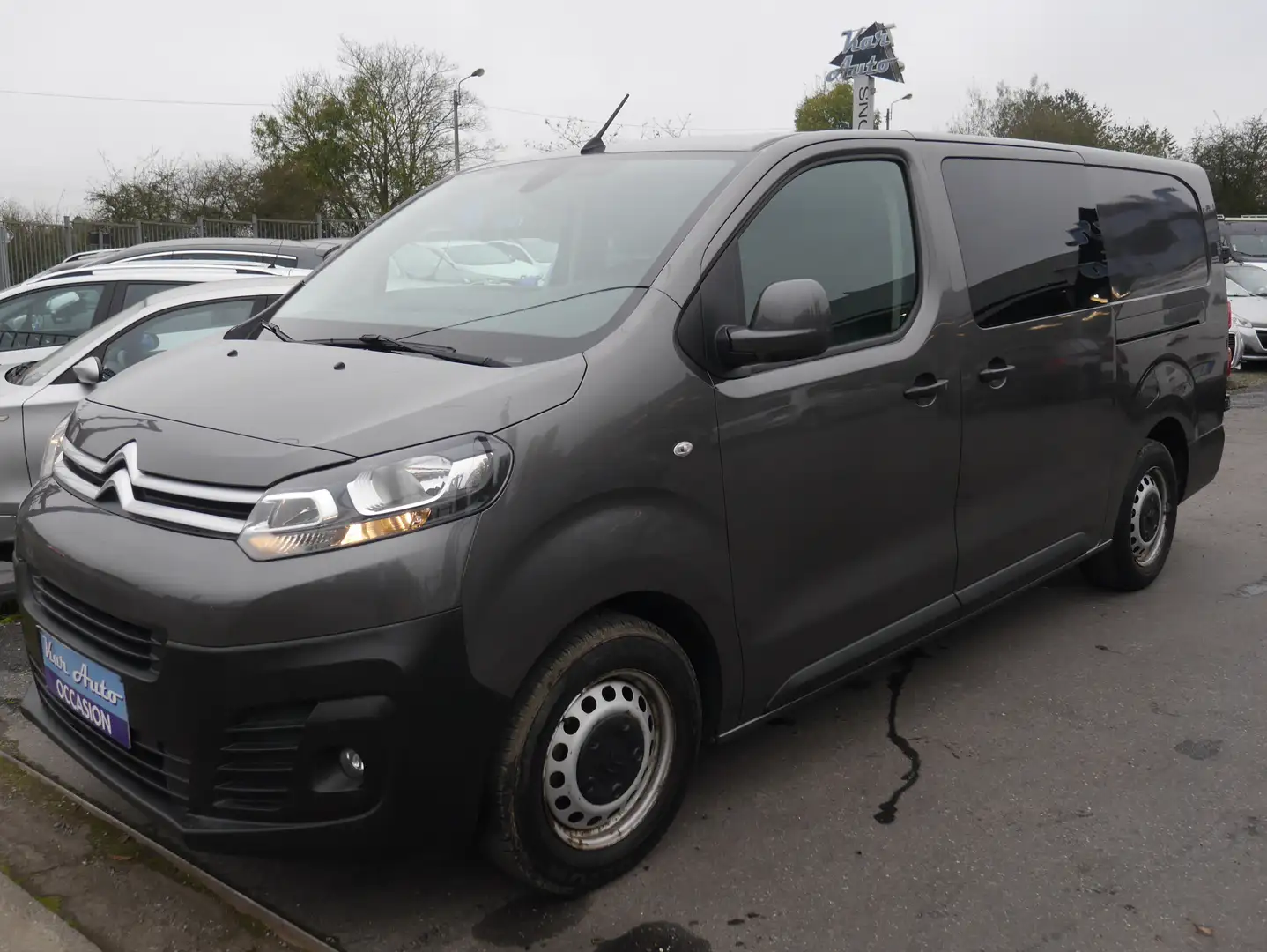 Citroen Jumpy 2.0DIES*LONG UTILITAIRE DOUBLE CABINE 6PLACES*GPS* Gris - 2