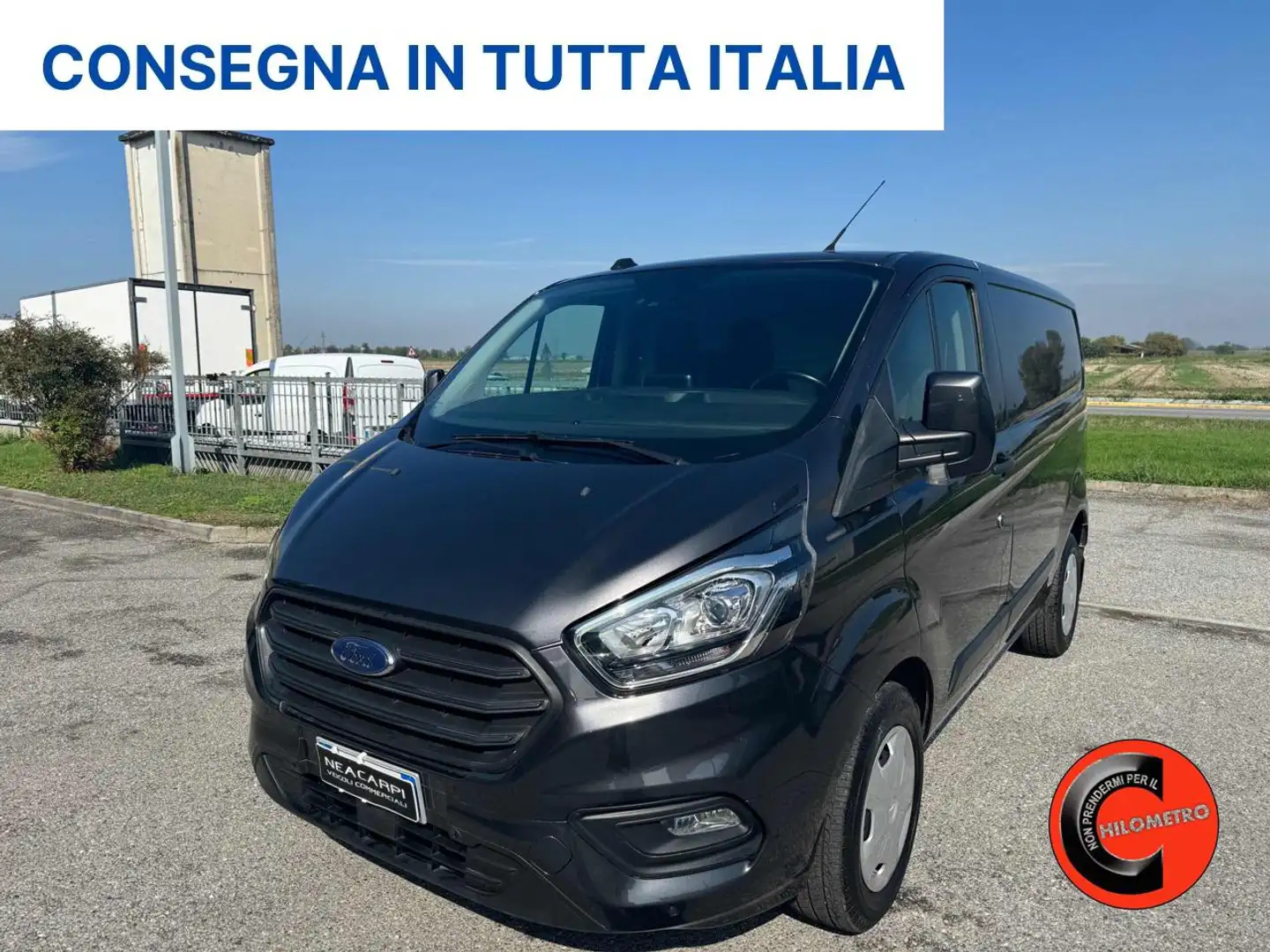 Ford Transit Custom 320 2.0 TDCI 131 CV L1H1-BLUETOOTH-CRUISE-SENSORI Gris - 1