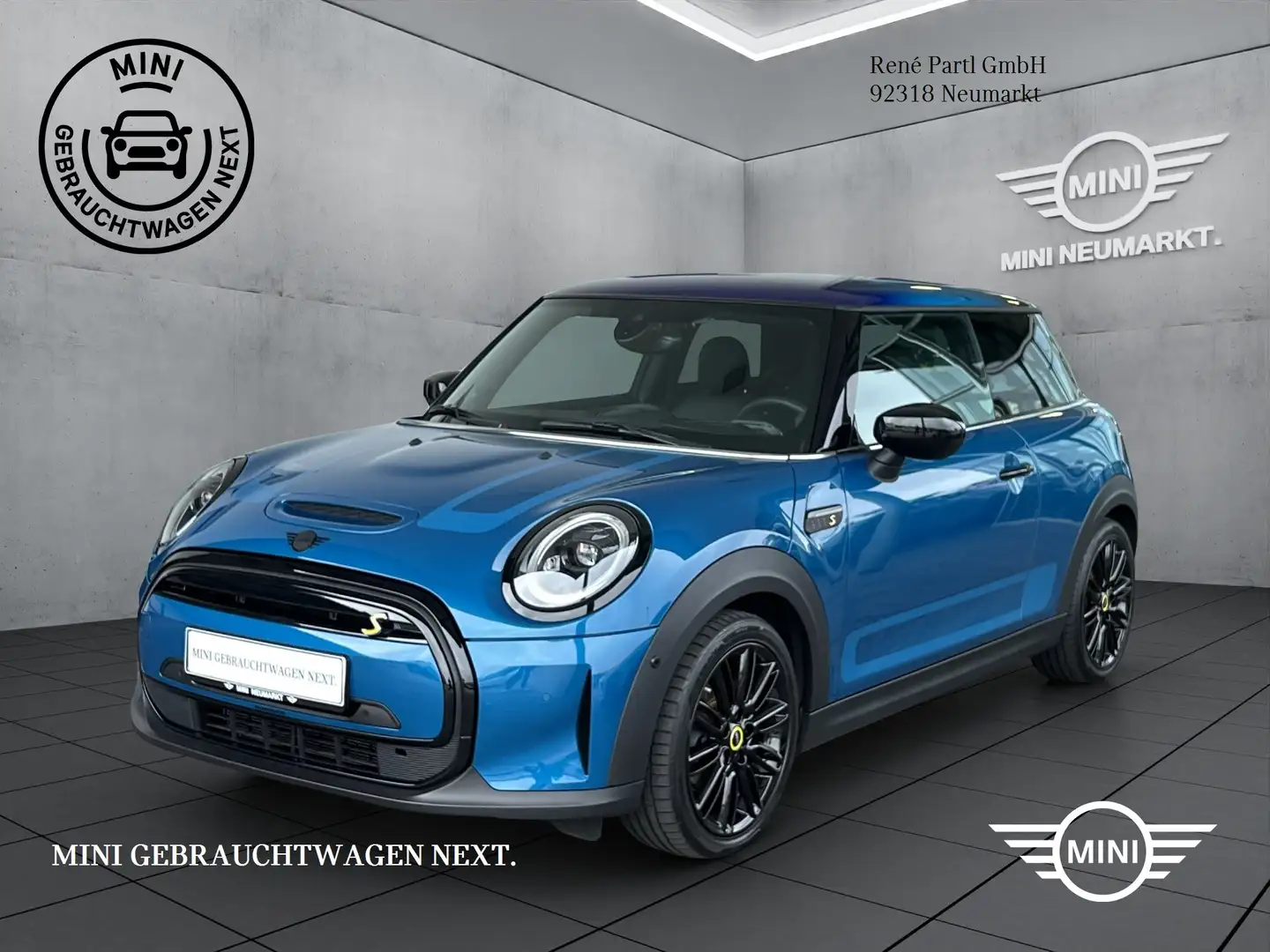 MINI Cooper SE 3-Türer adapLED ACC RFK HUD H/K Navi Blau - 1
