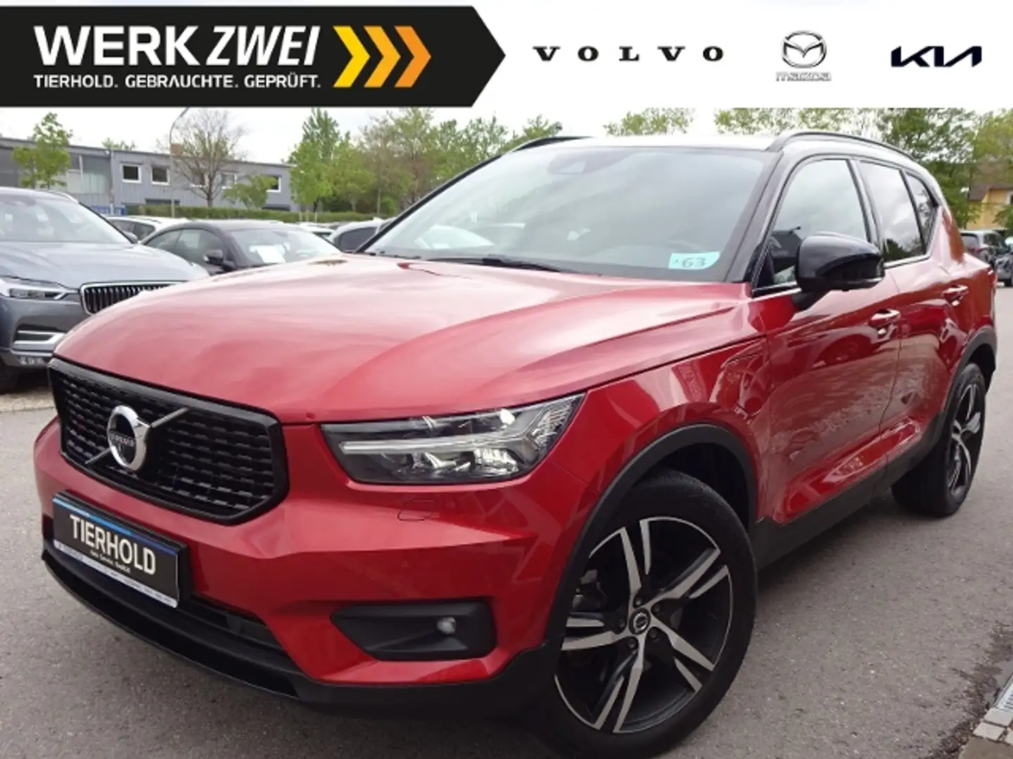 Volvo XC40 T4 R Design Plug-In 2WD Pano ACC 360° 19" Red - 1