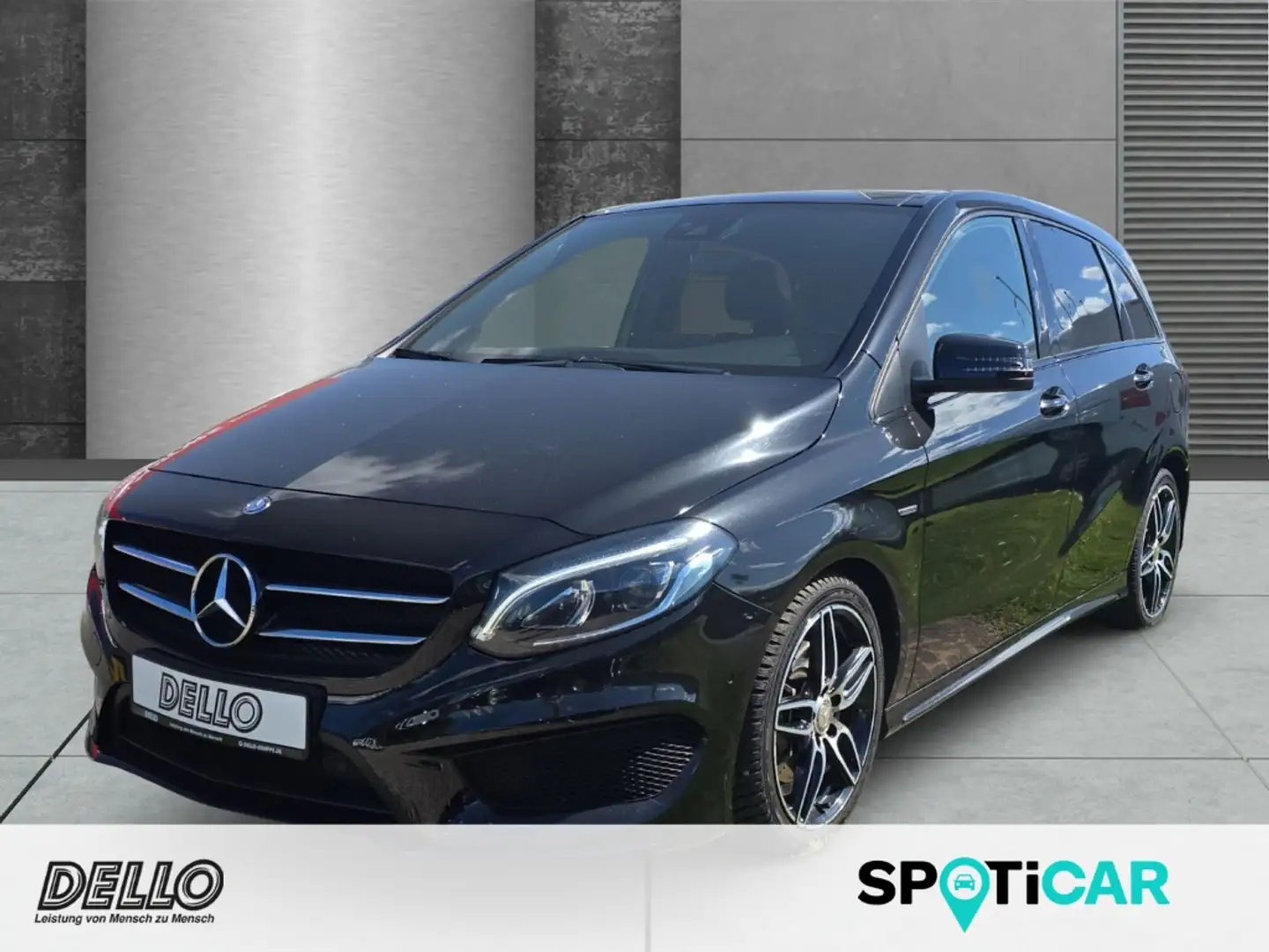 Mercedes-Benz B 220 CDI AMG Line Sportpaket AHK-klappbar El. Panodach Black - 1