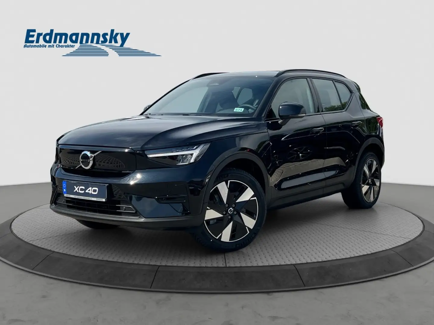 Volvo XC40 Plus Recharge Single Motor/Wärmepumpe Klima Navi Schwarz - 1