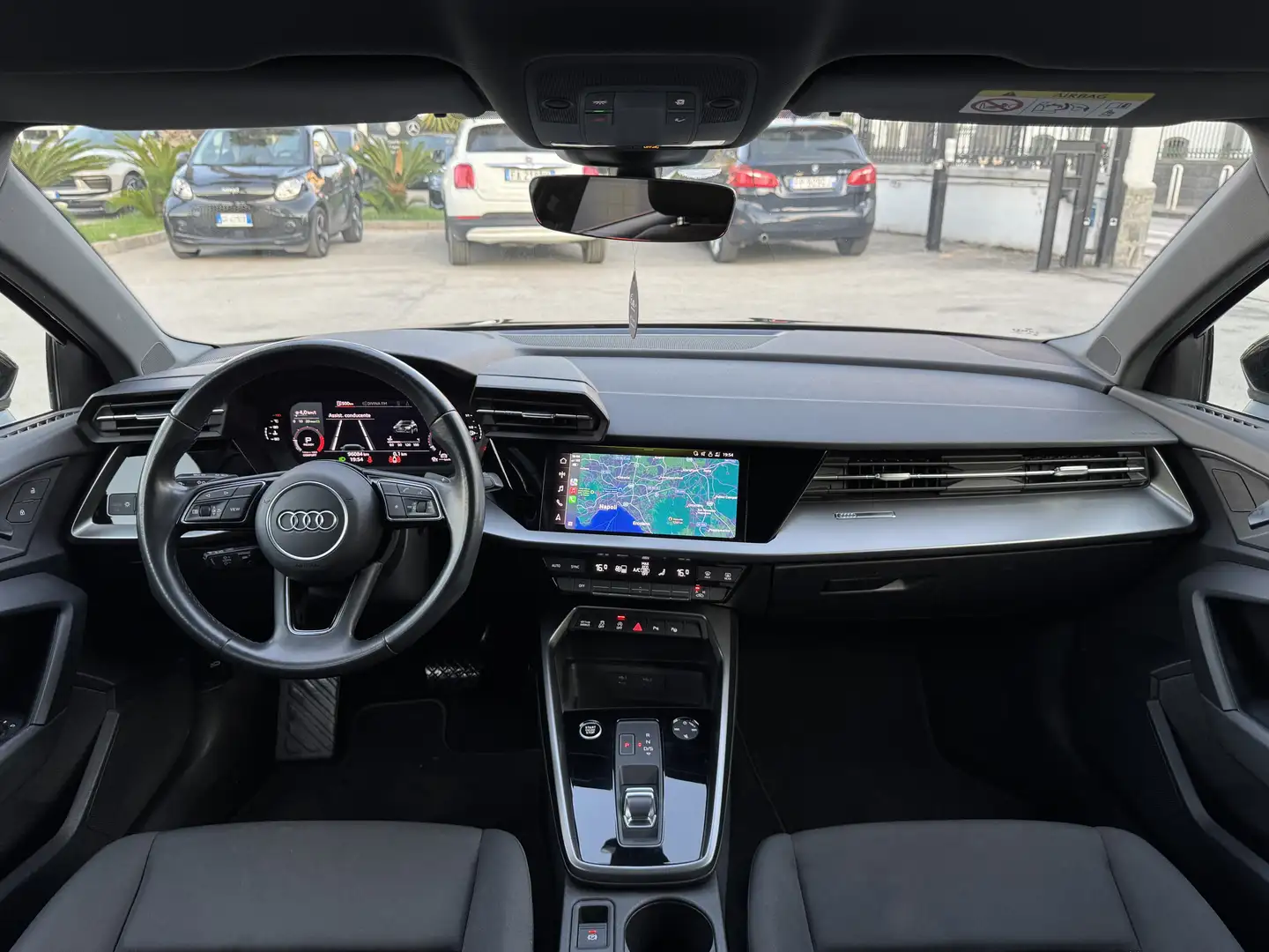 Audi A3 Sportback 35 TDI S line S-Tronic 150CV IVA ESPOSTA Nero - 2