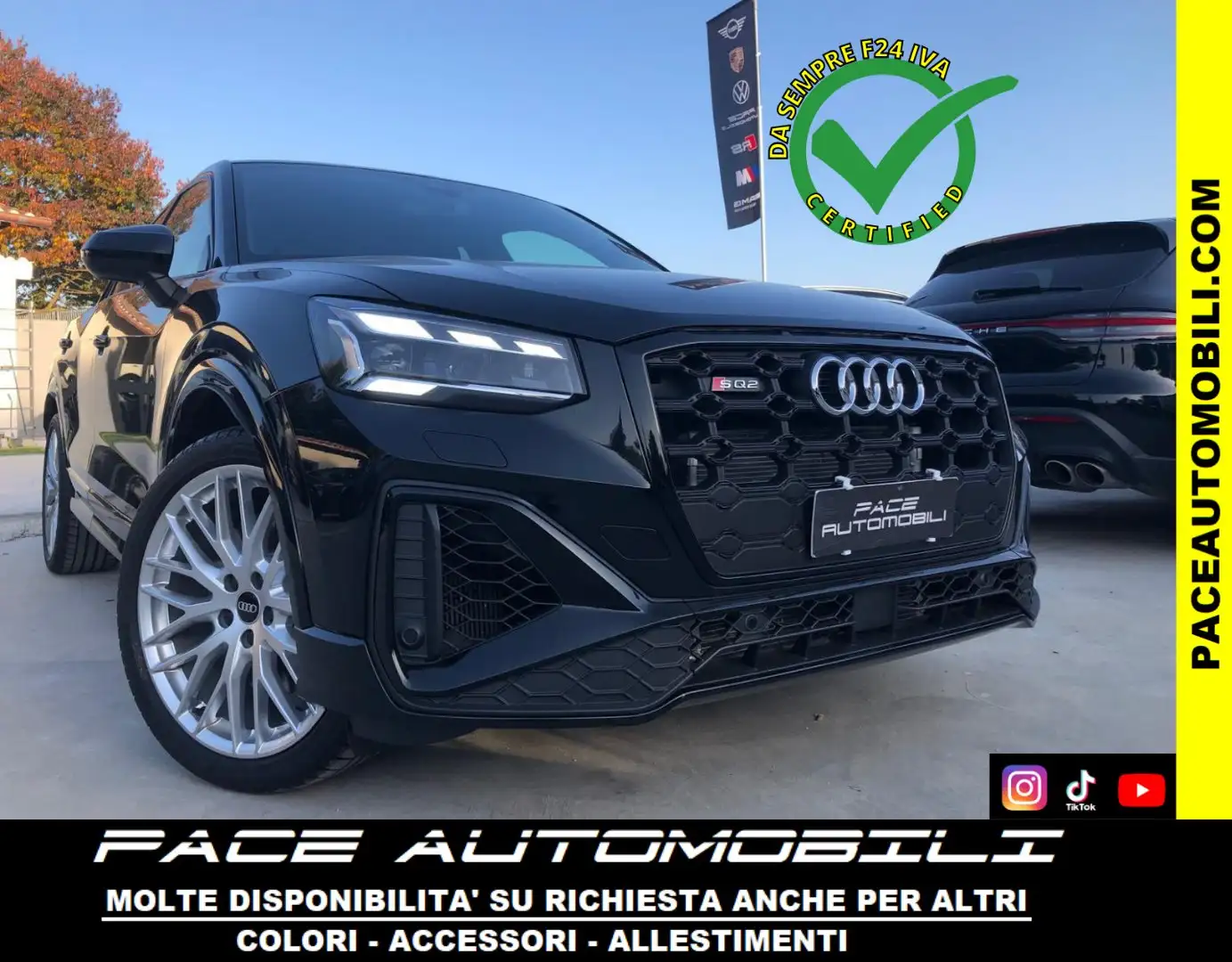 Audi SQ2 QUATTRO MATRIX LED AMBIENT PDC NAVI ACC KAMERA Nero - 1