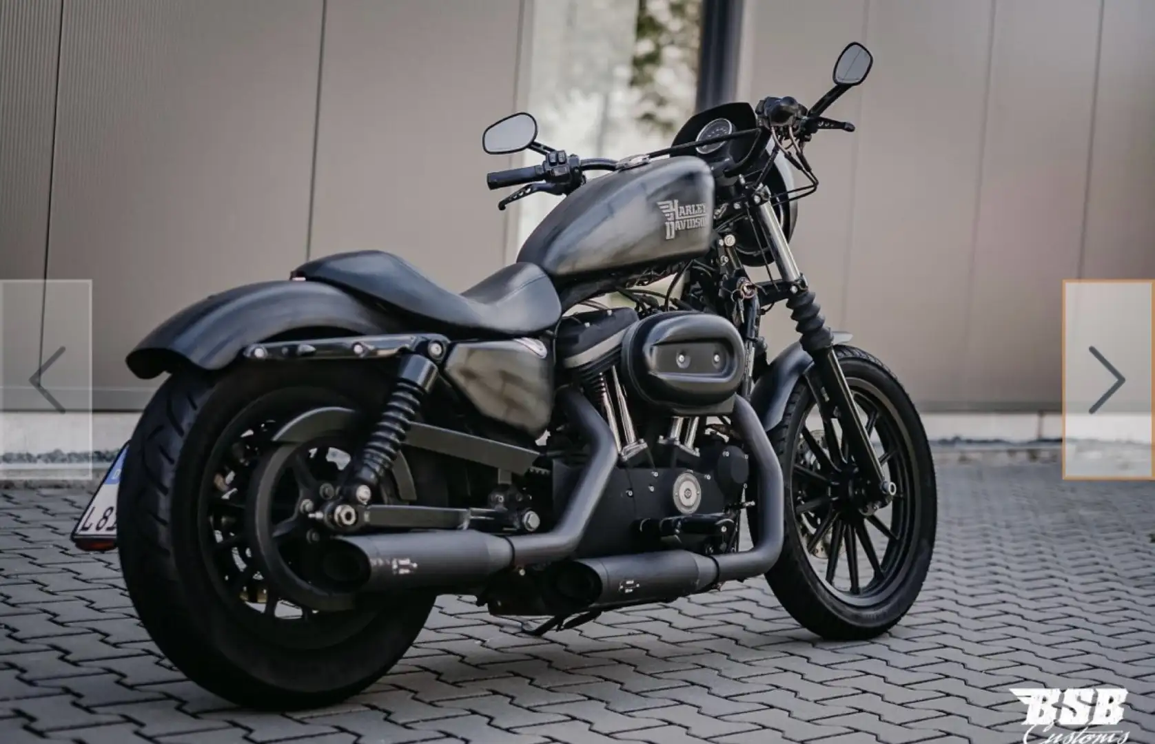 Harley-Davidson Sportster XL 883 Iron 883/ BSB CUSTOMS UMBAU Schwarz - 2