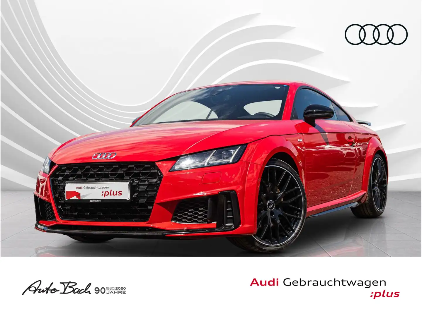 Audi TT S line competition 45TFSI Navi LED virt Rouge - 1