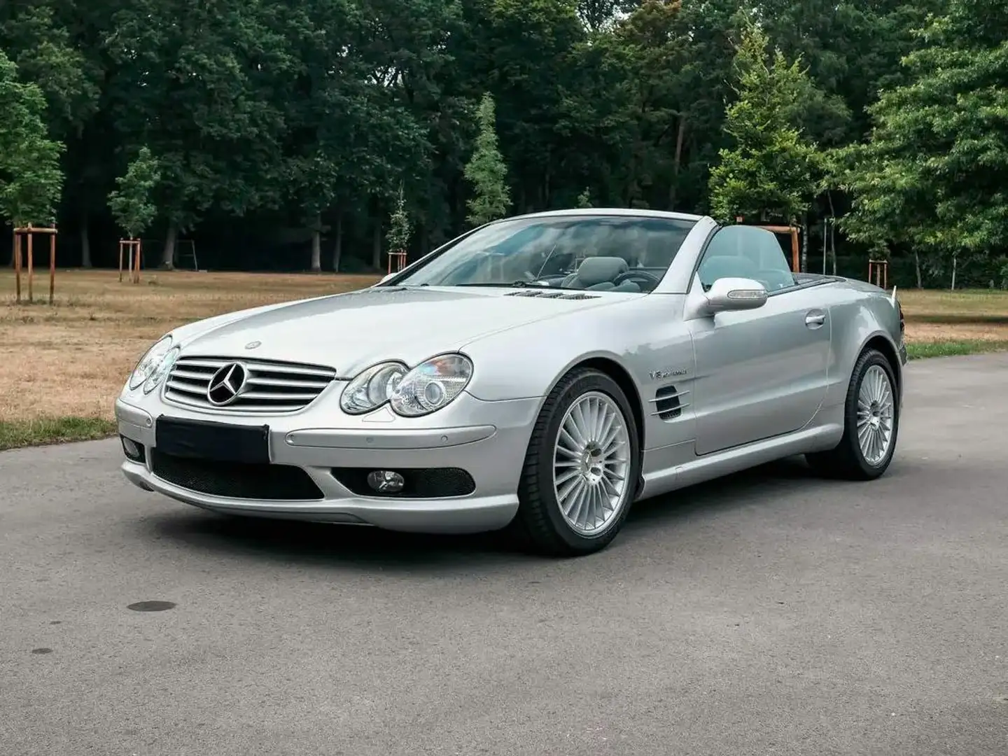 Mercedes-Benz SL 55 AMG Automatik Silber - 2