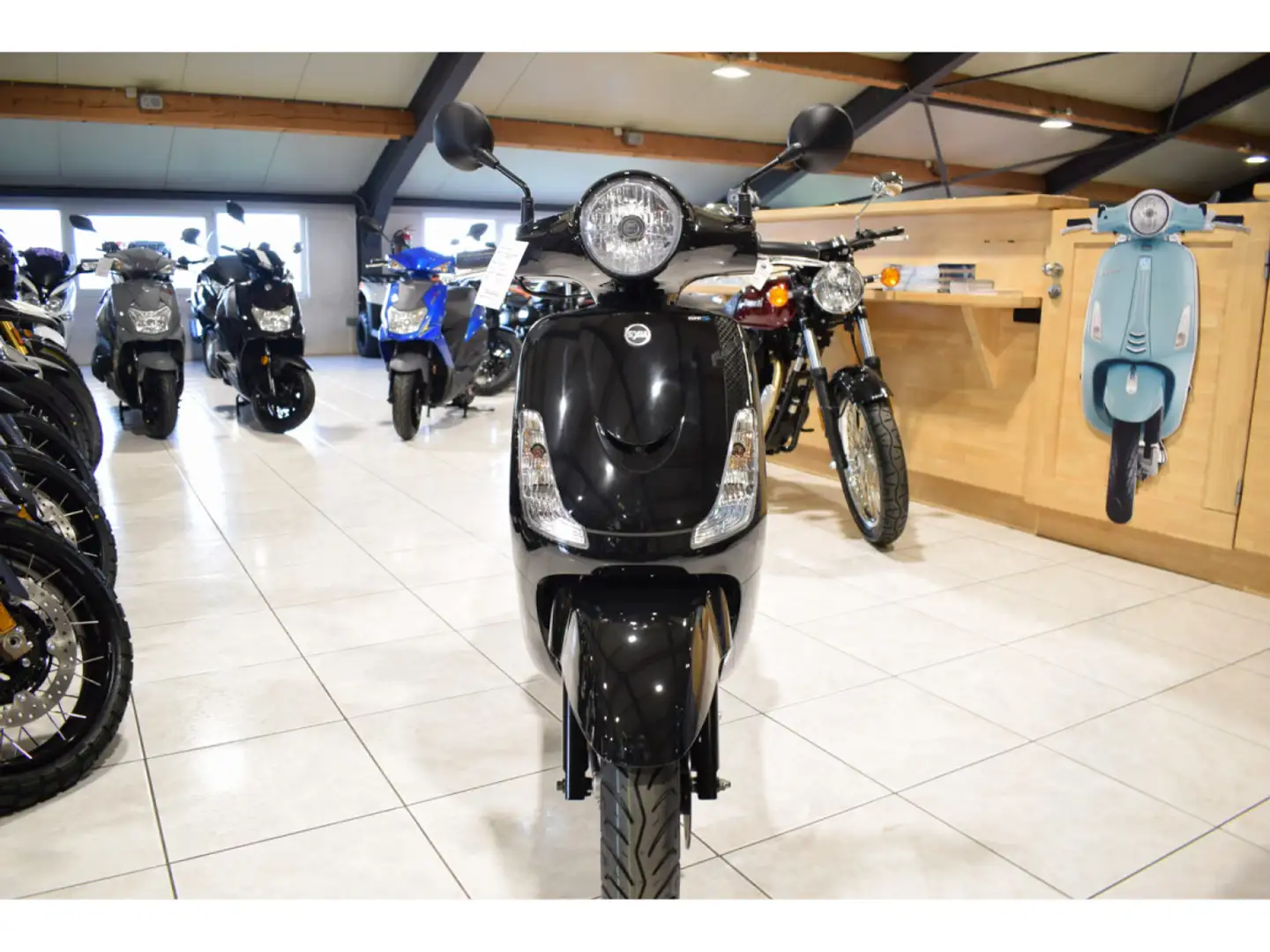 SYM Fiddle 50 II S 4T  25 KM CLASSE A Negro - 2