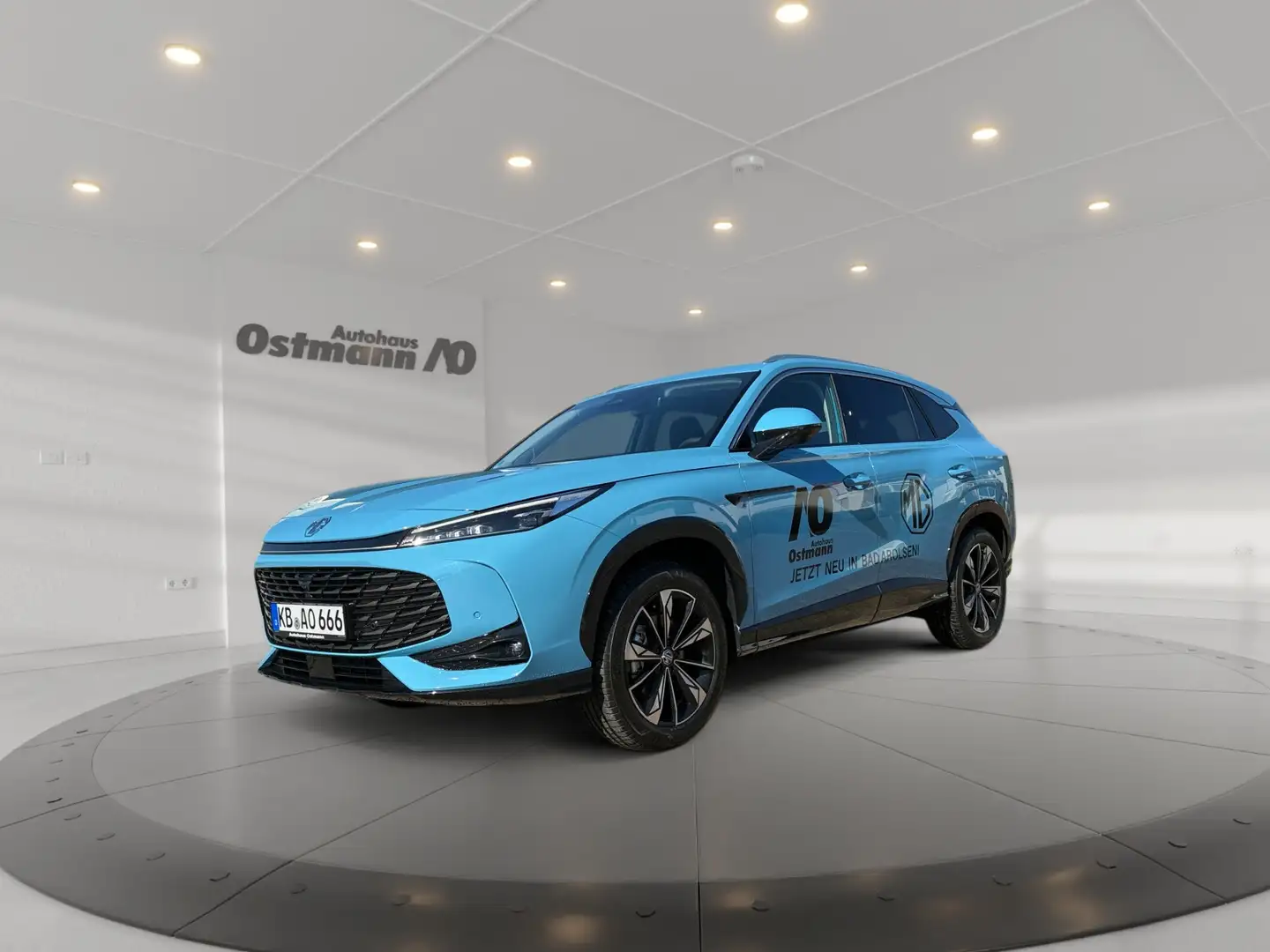MG HS Automatik Luxury SpurH el.Heck LED PANO KAM Blauw - 1