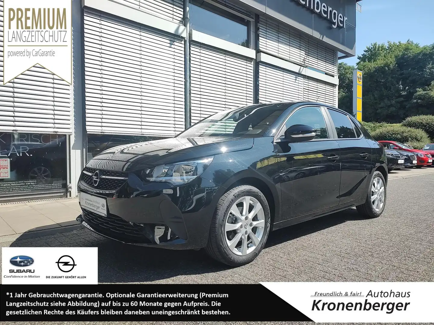 Opel Corsa F 1.2 Edition PDC Klima Apple Carplay Schwarz - 1