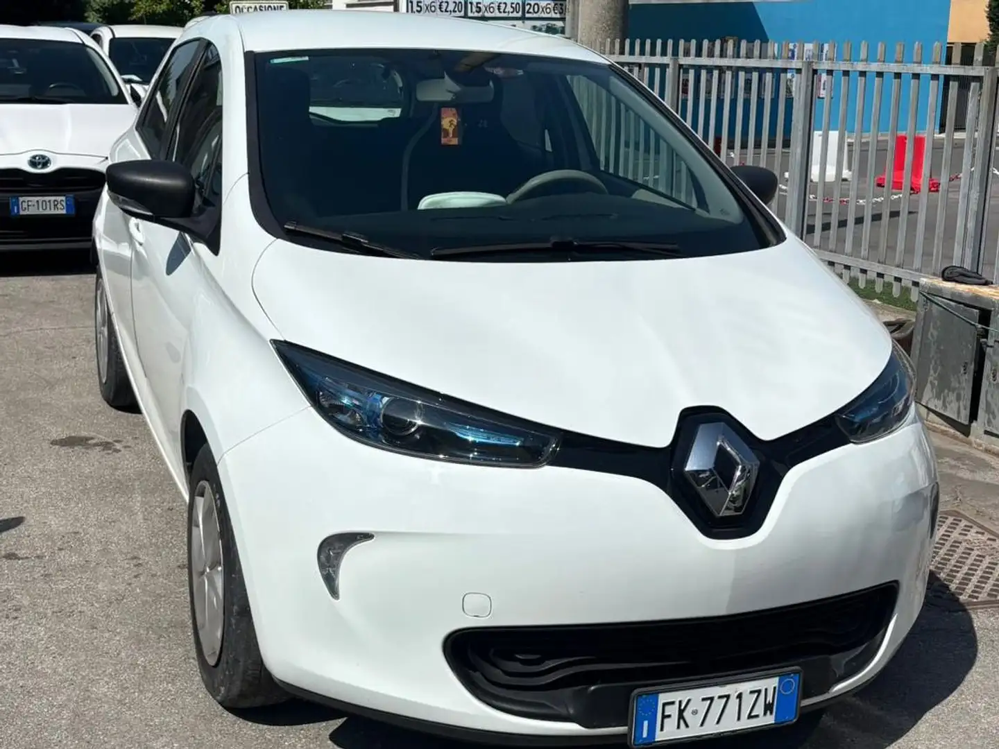 Renault ZOE Zoe Life R90 Flex 92cv  BATTERIE A NOLEGGIO Blanco - 2