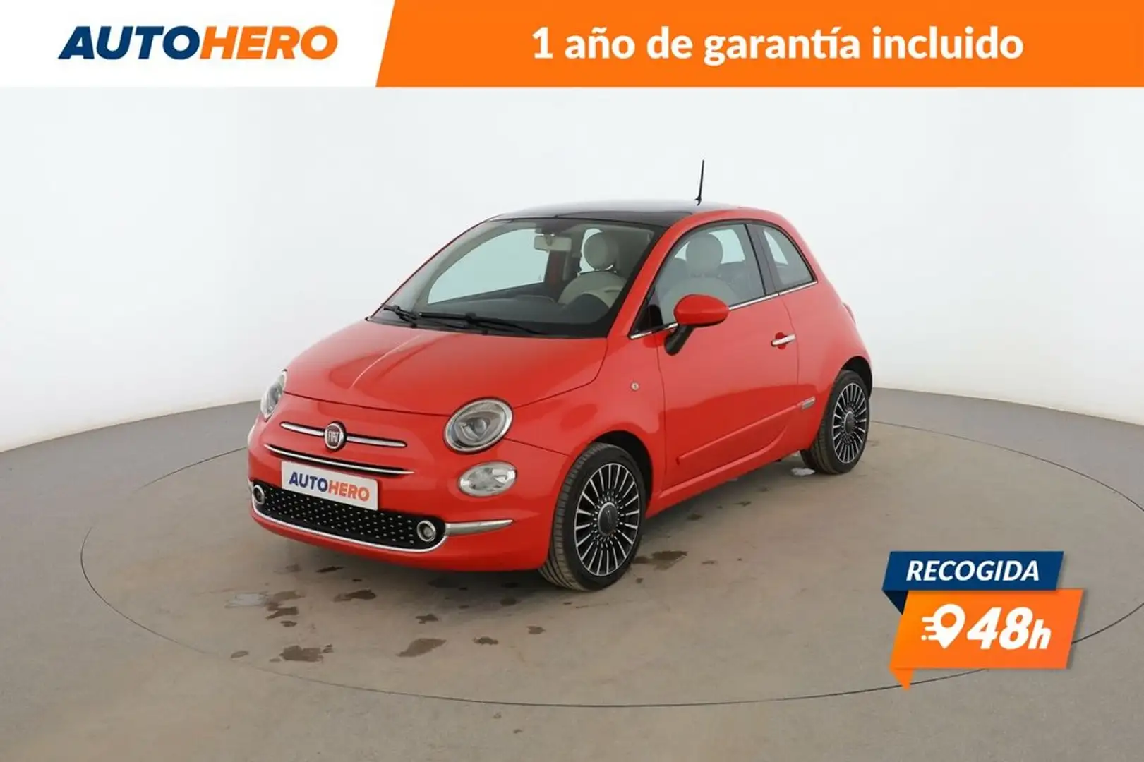 Fiat 500 1.2 Lounge Amarillo - 1