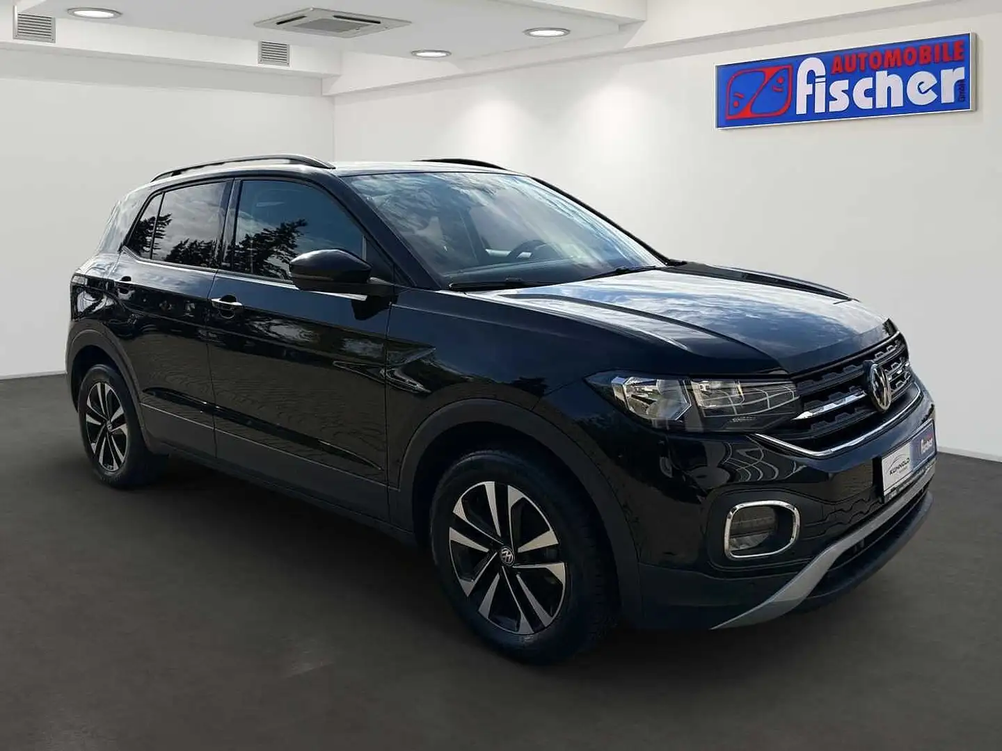 Volkswagen T-Cross 1.0 TSI United Garantie Klima Navi ACC Lane Assist Schwarz - 2