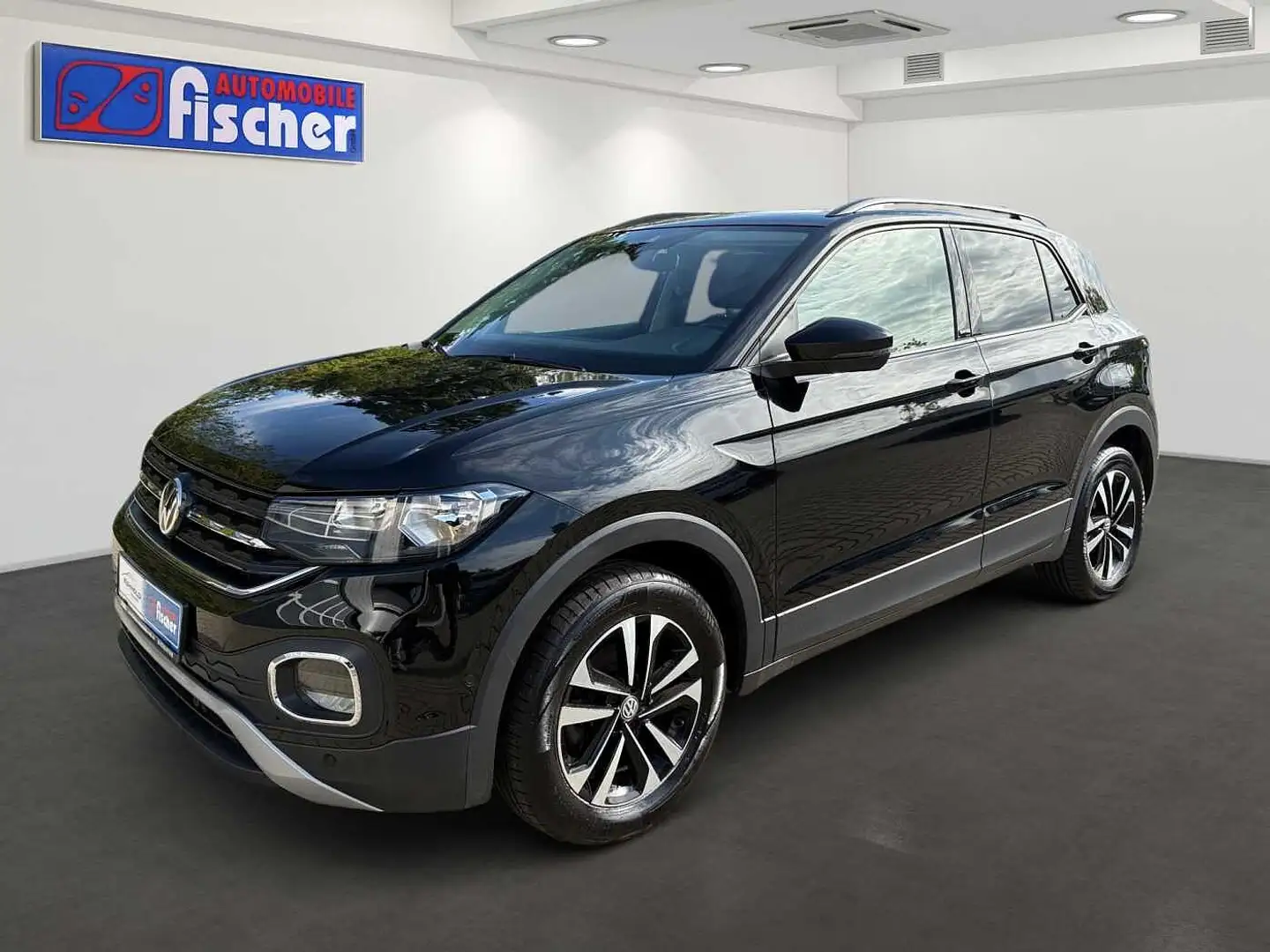 Volkswagen T-Cross 1.0 TSI United Garantie Klima Navi ACC Lane Assist Schwarz - 1