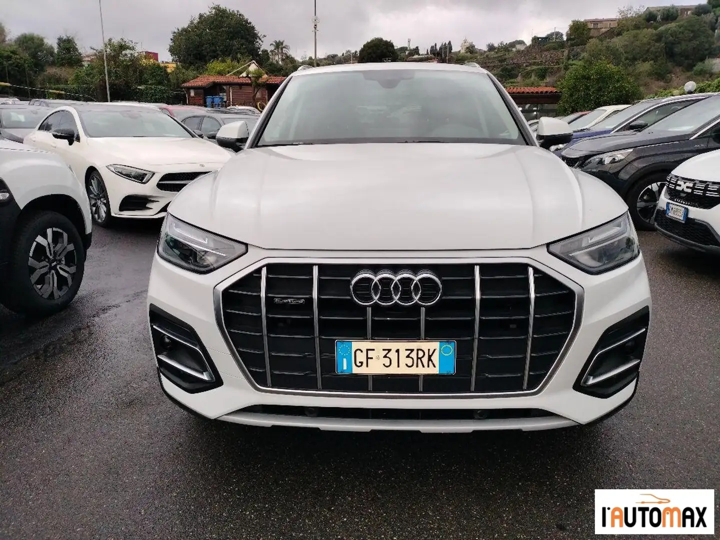 Audi Q5 40 2.0 tdi mhev 12V Business Advanced quattro s-t Bianco - 2