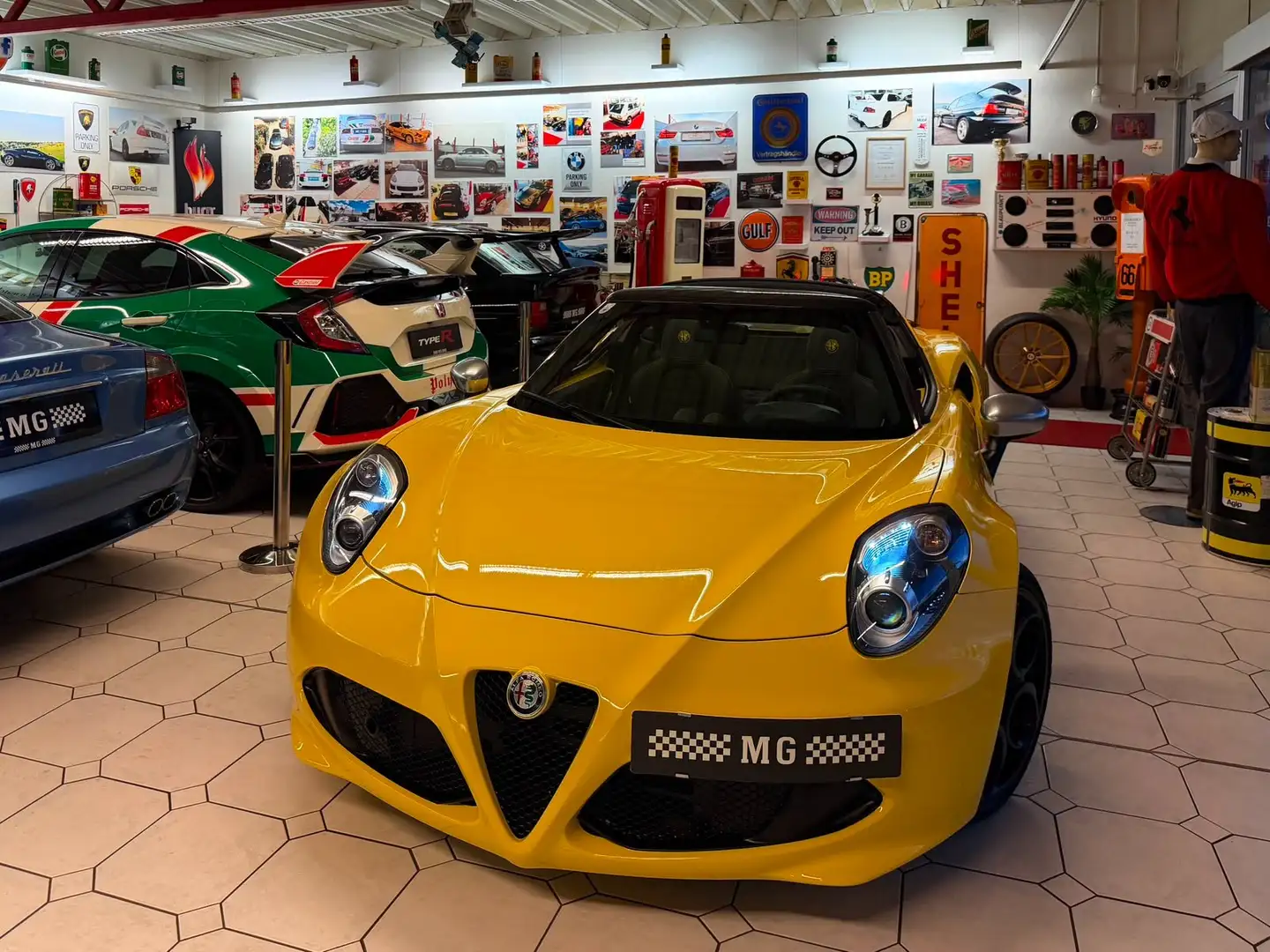 Alfa Romeo 4C 1750 TBi Spider Gelb - 1