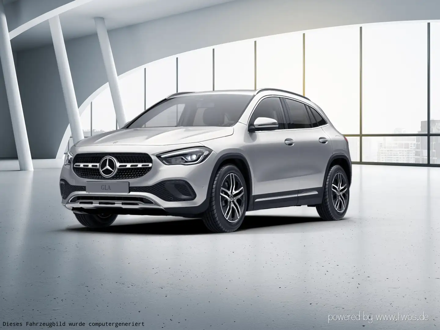 Mercedes-Benz GLA 200 GLA 200 d 4M Progr RüKam LED AHK Spiegelp Navi Argent - 2