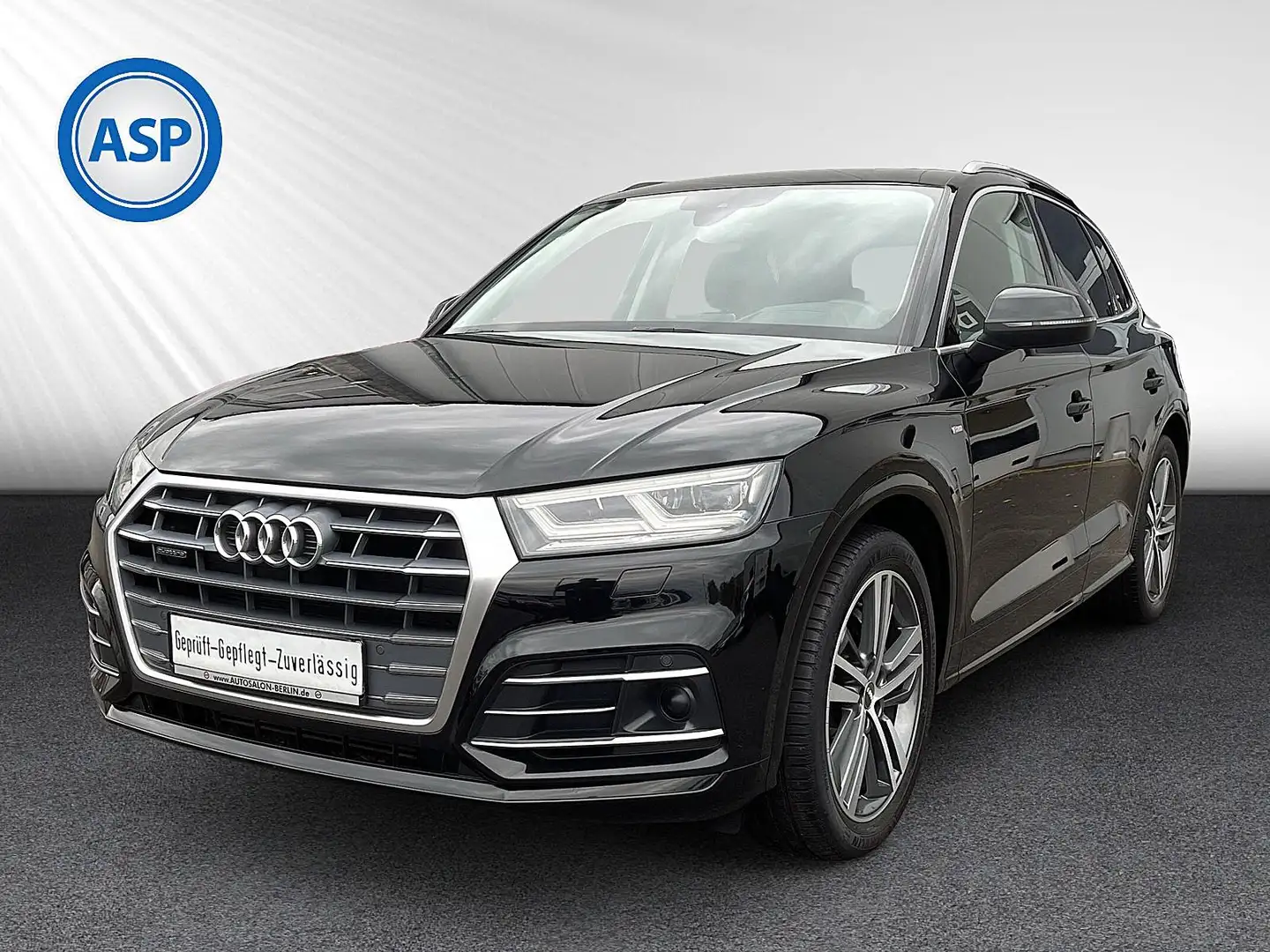 Audi Q5 2.0 TFSI DSG 4x4 S-Line LED HUD PANO NAVI RFK Zwart - 1