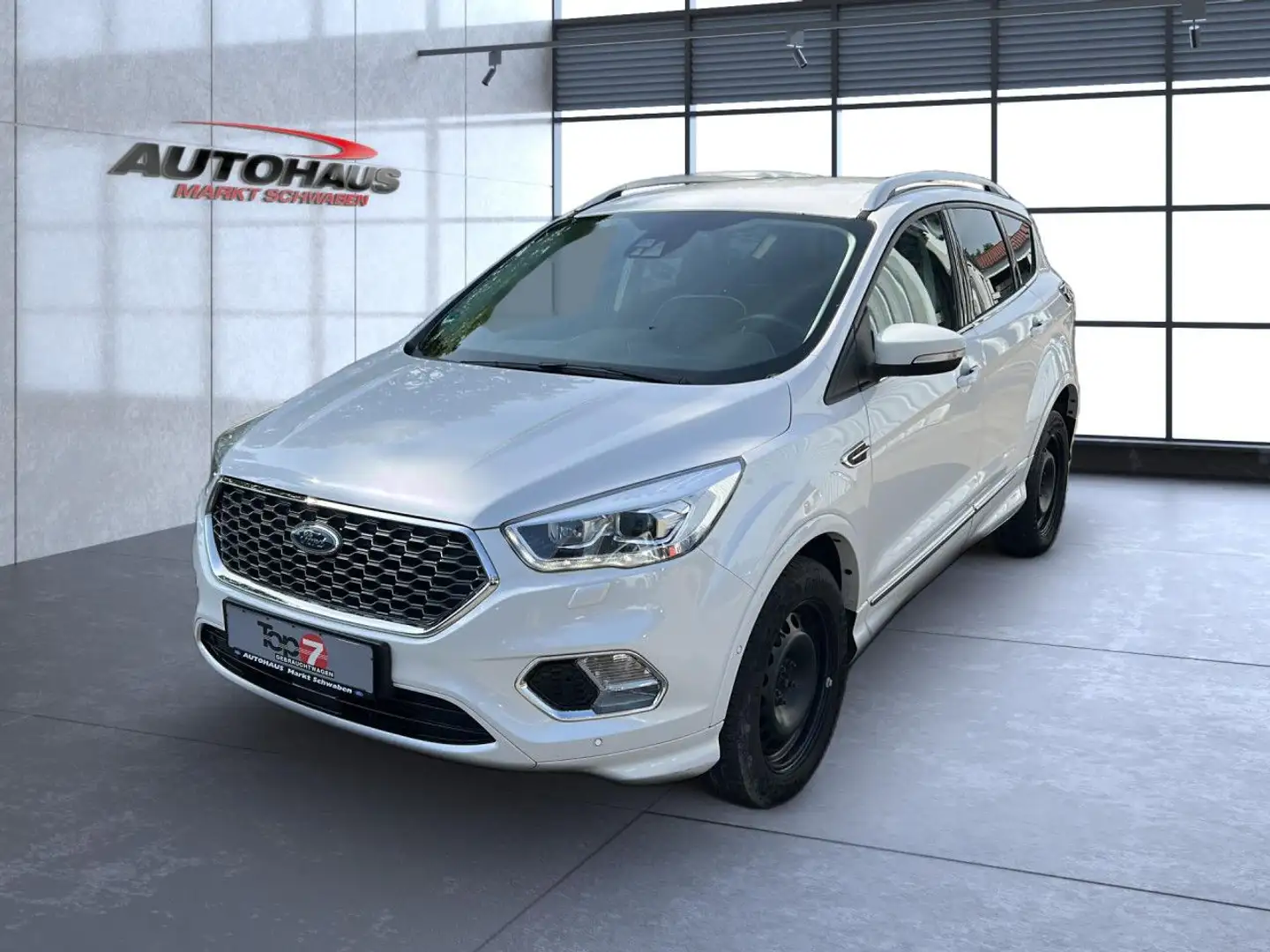 Ford Kuga Vignale Bluetooth Navi Vollleder Klima Weiß - 2