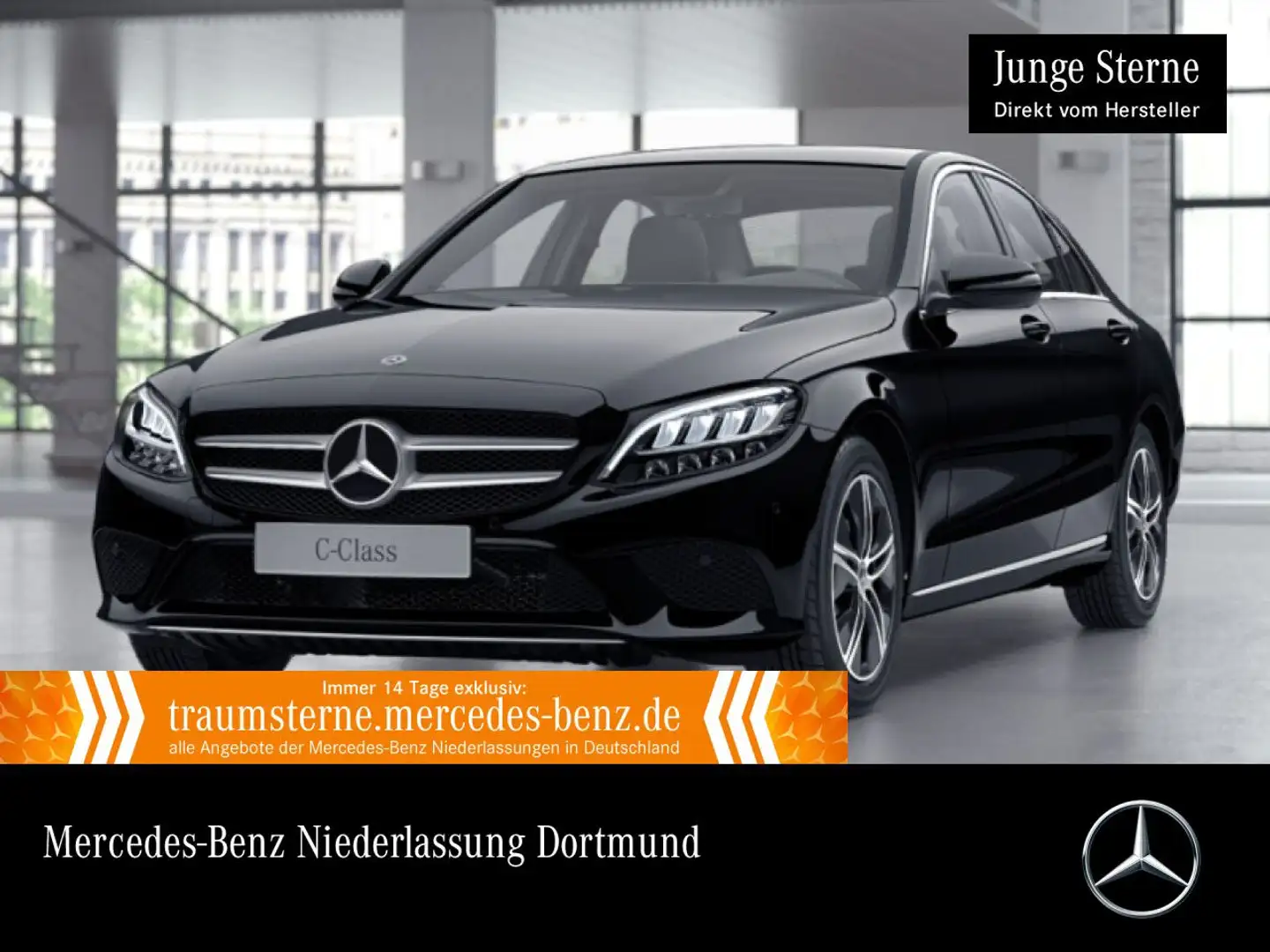 Mercedes-Benz C 180 AVANTG+LED+KEYLESS+9G Schwarz - 1
