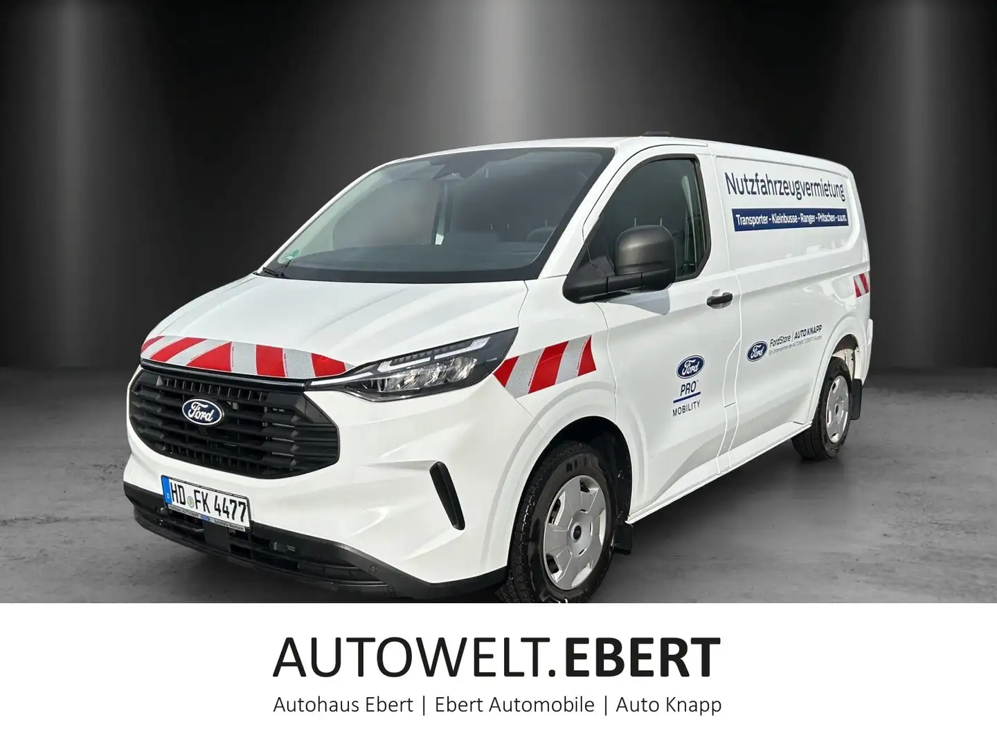 Ford Transit Custom 320L1 AHK Klima LED GJR PDC Wit - 1