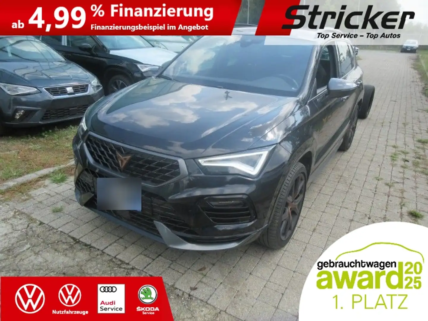 CUPRA Ateca VZ 2.0TSI DSG 356,-ohne Anzahlung Beats Kamera Schwarz - 2