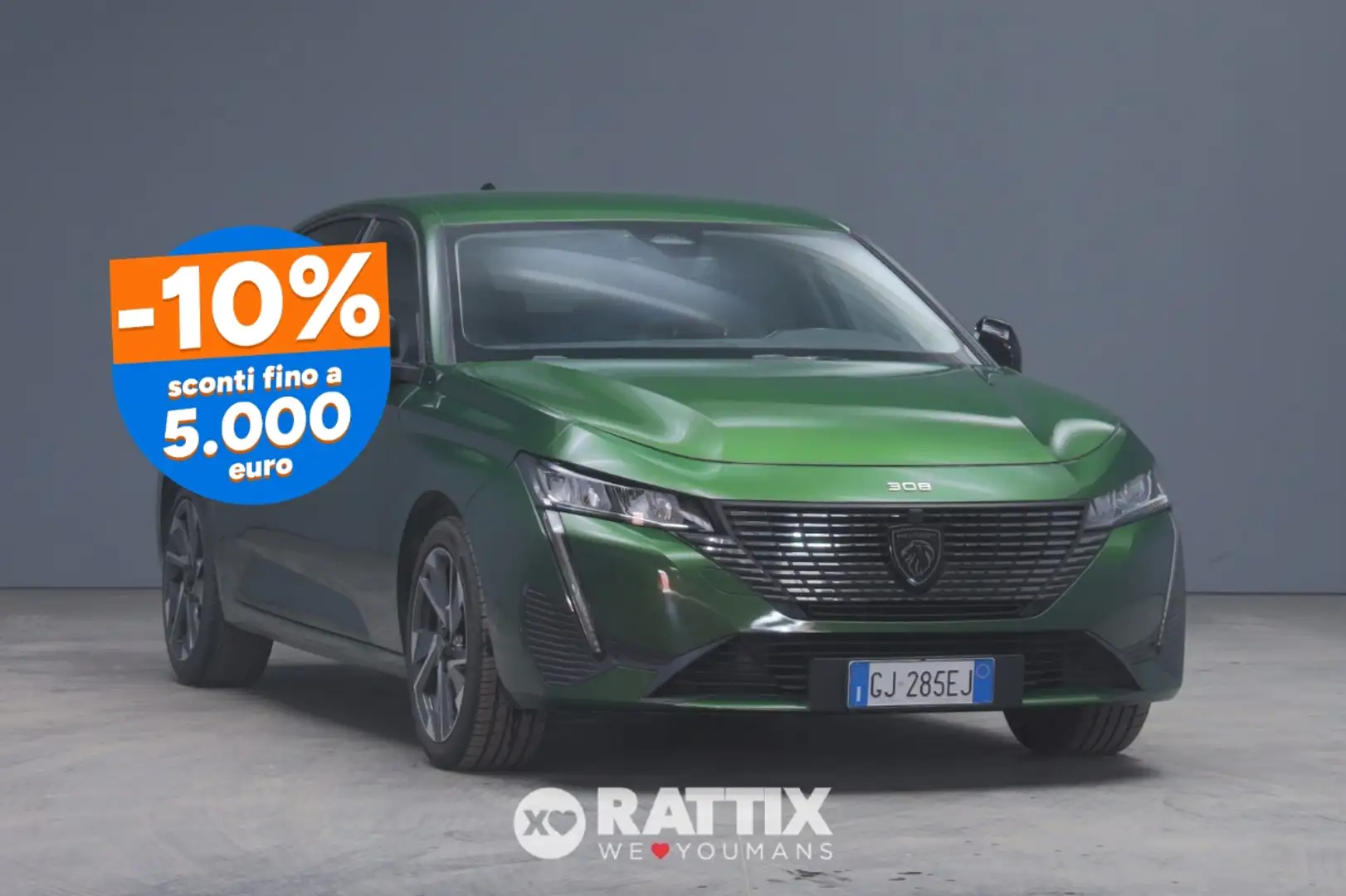 Peugeot 308 1.5 BlueHDI 130CV Allure Pack EAT8 Verde - 1