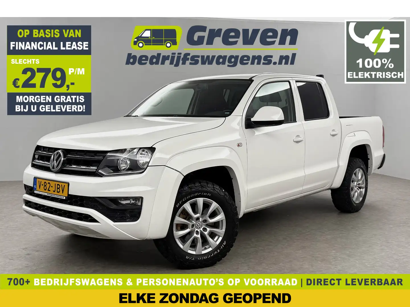 Volkswagen Amarok 3.0 V6 TDI 204PK 3000Kg Trekgew. Airco Cruise Carp Wit - 1