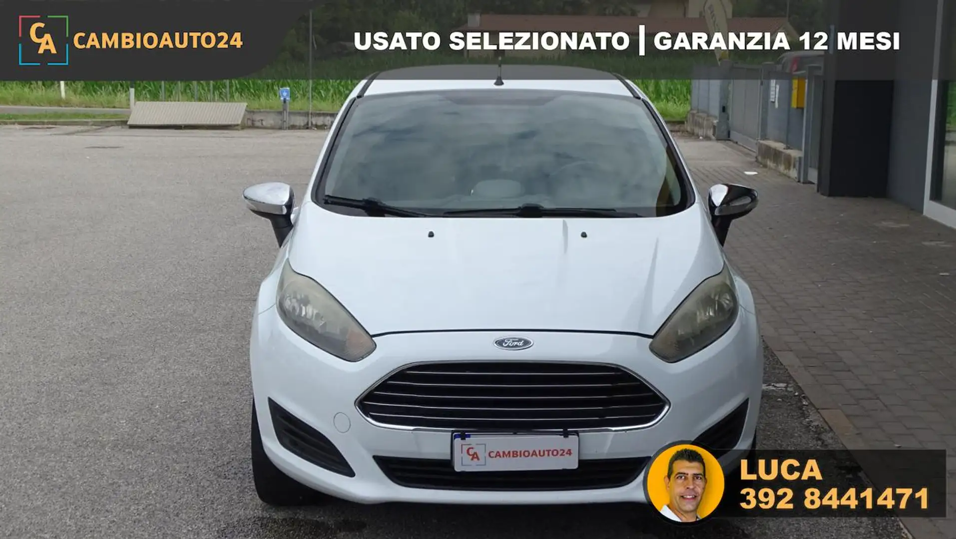 Ford Fiesta 1.5 TDCi 75CV 5 porte, Neo Patentati, Garanzia.. Bianco - 1