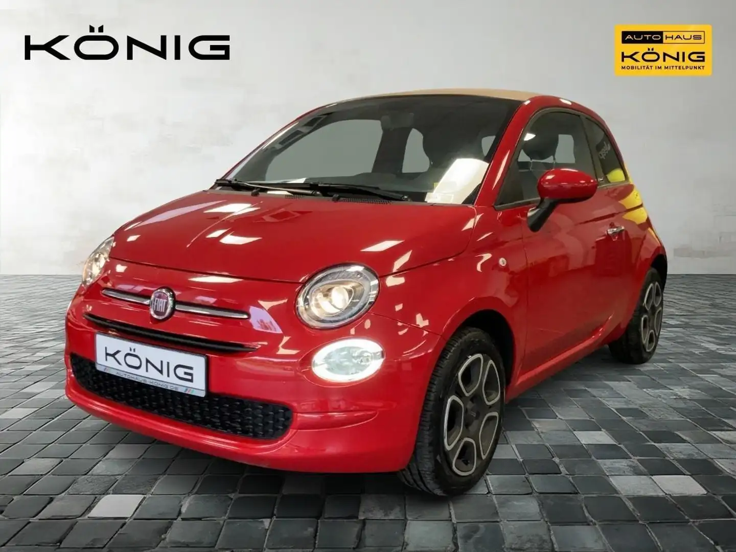 Fiat 500C 1.0 GSE CLUB Klima - Bluetooth - PDC Rouge - 1